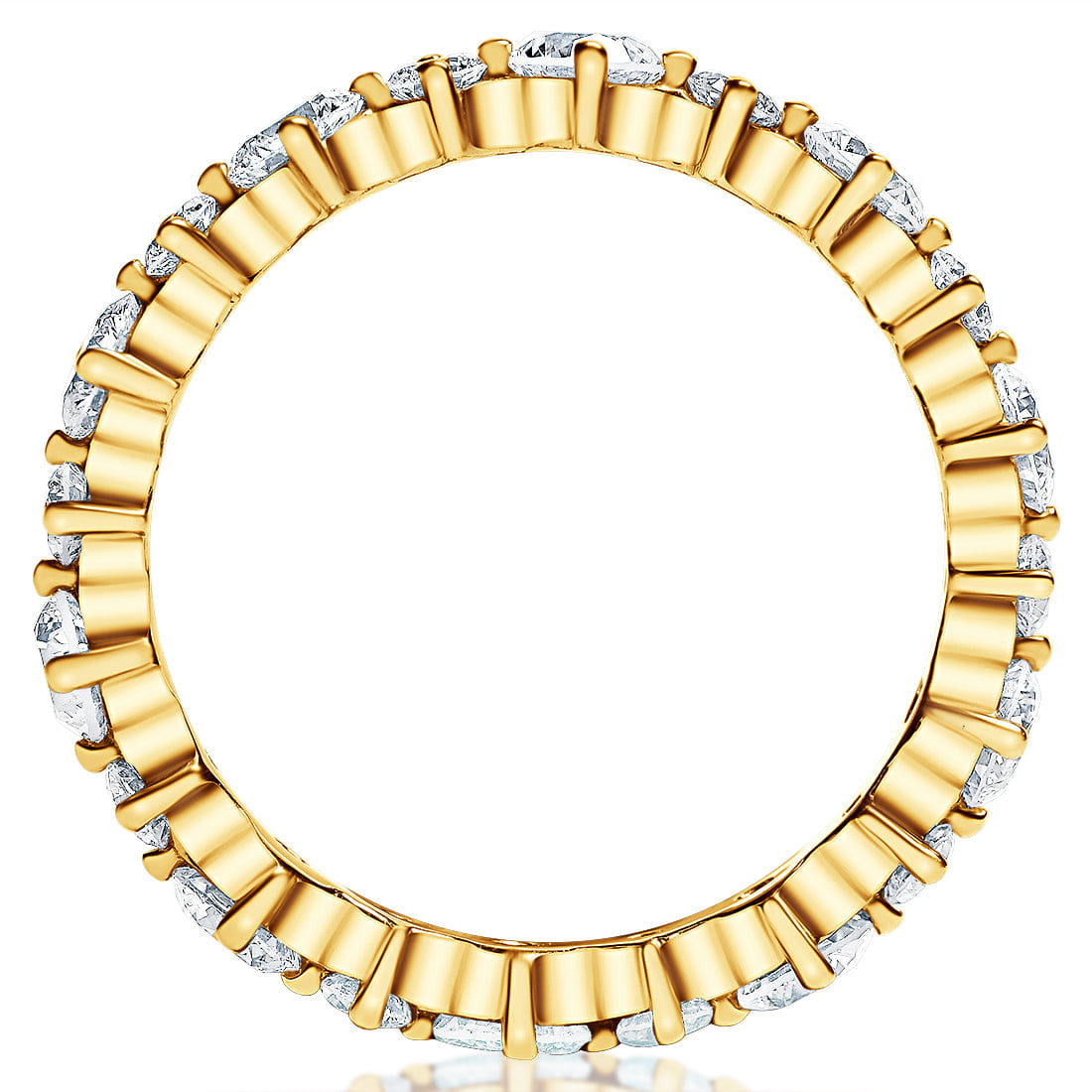 Classique Creations Round Diamond Eternity Ring