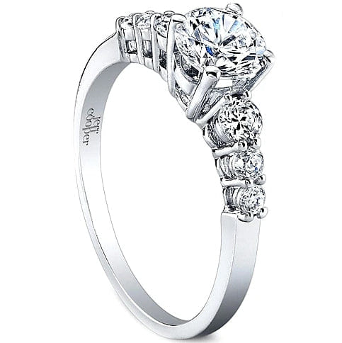 Jeff Cooper Common-Prong Diamond Engagement Ring