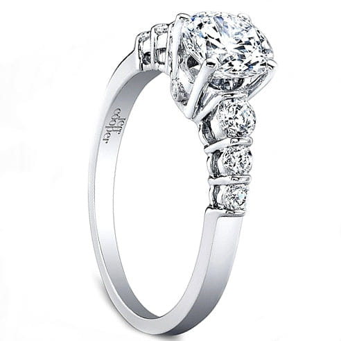 Jeff Cooper Bar Set Diamond Ring .54ctw