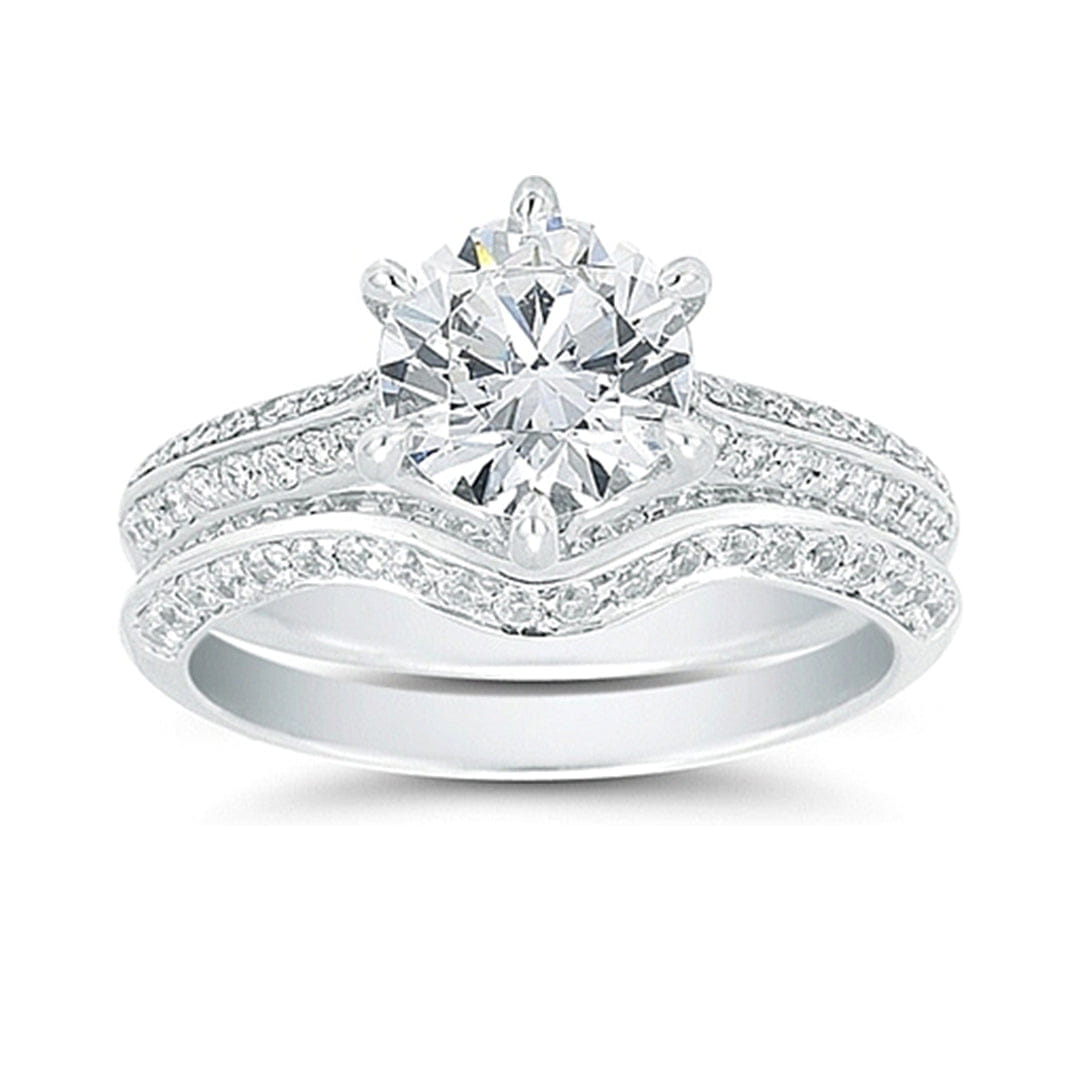 Vatche Pave Diamond 'Swan' Engagement Ring