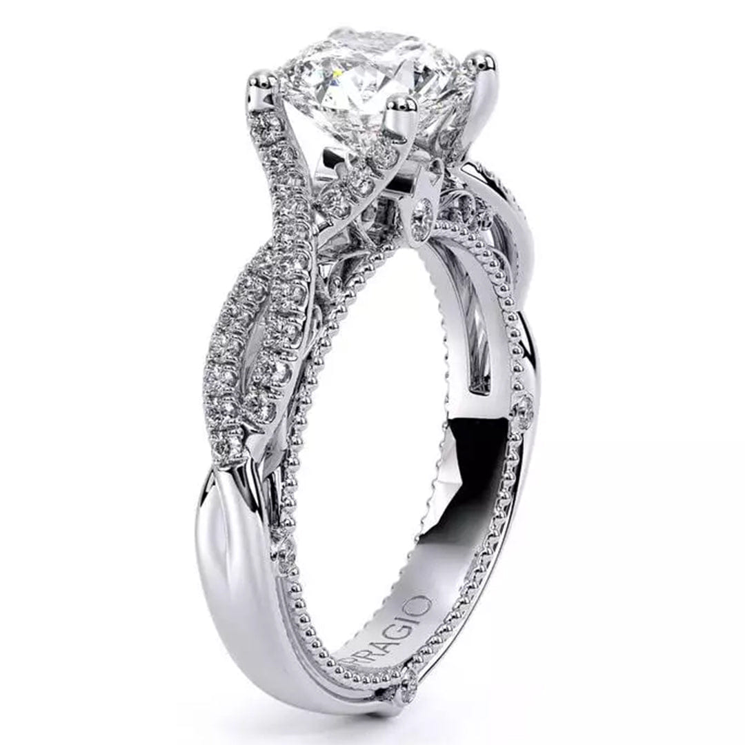 Verragio Twist Shank Diamond Engagement Ring