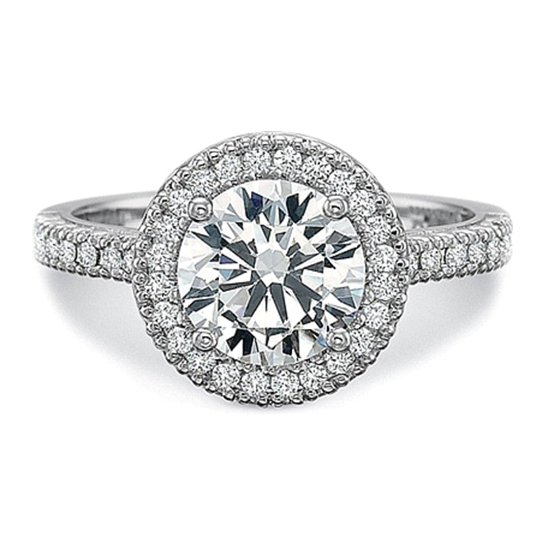 Precision Set Flush Fit Prong Set Diamond Engagement Ring