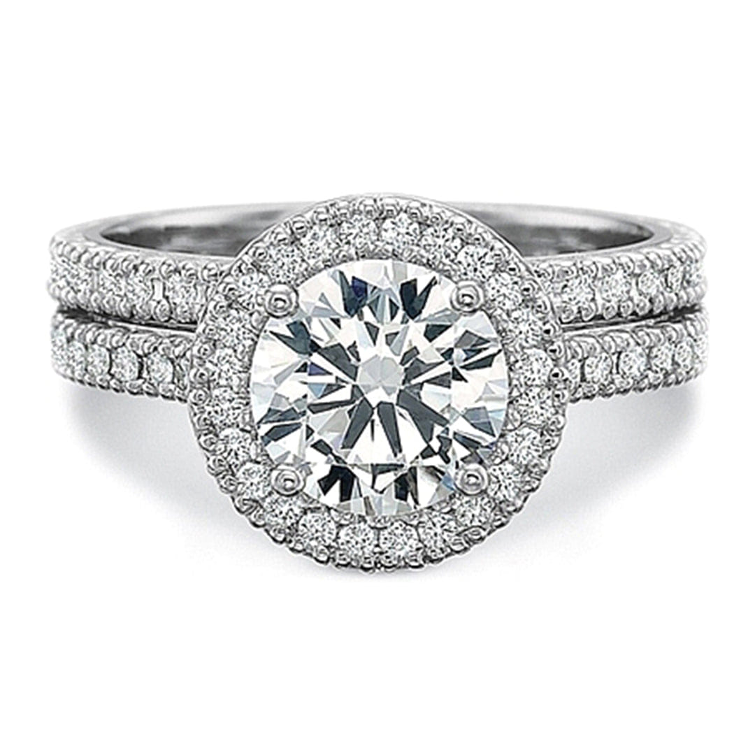 Precision Set Flush Fit Prong Set Diamond Engagement Ring
