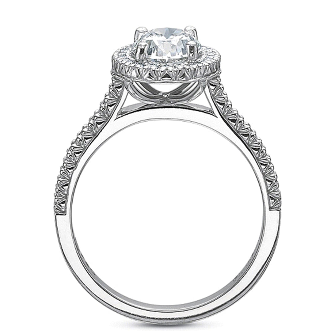 Precision Set Flush Fit Diamond Engagement Ring