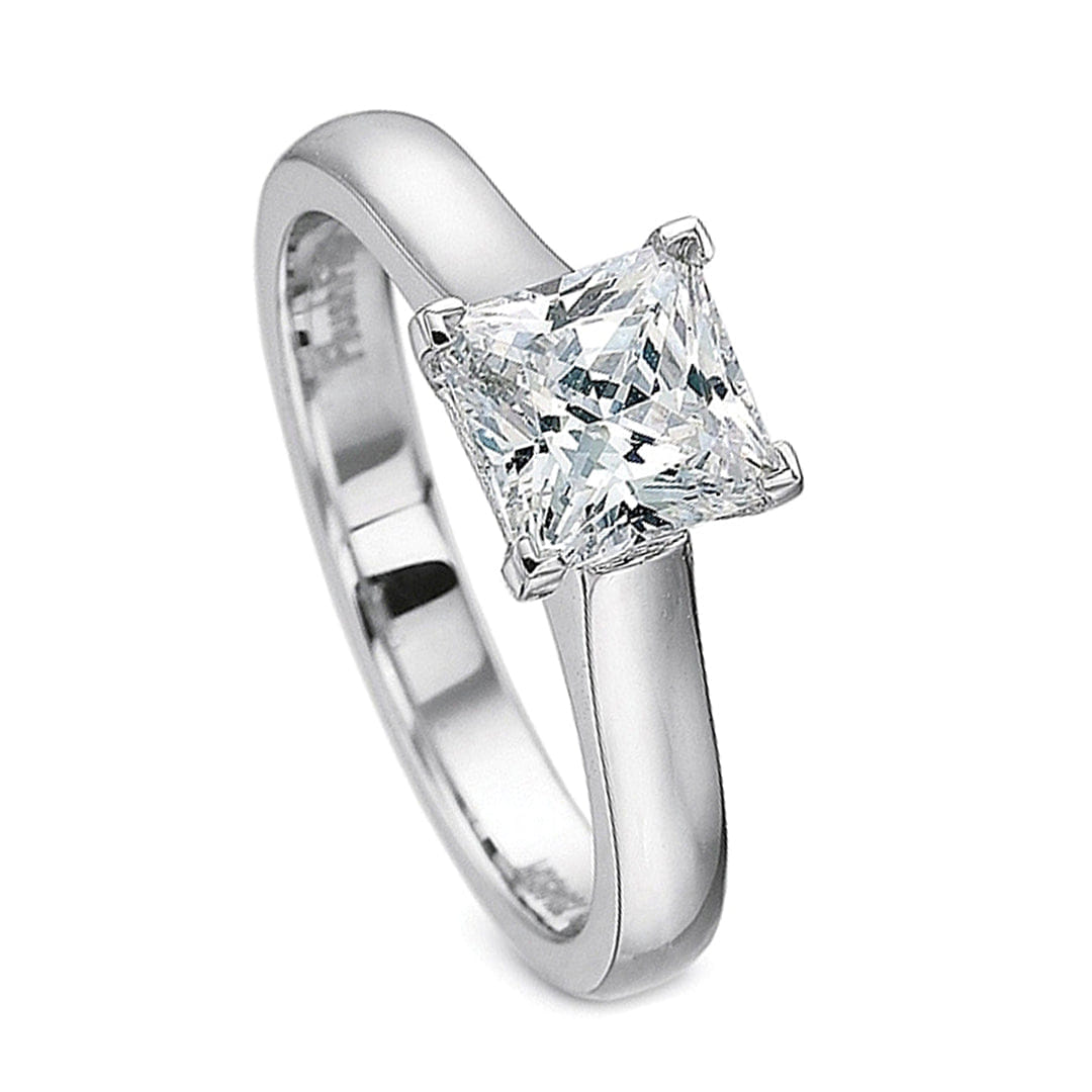 Precision Set Solitaire Diamond Engagement Ring