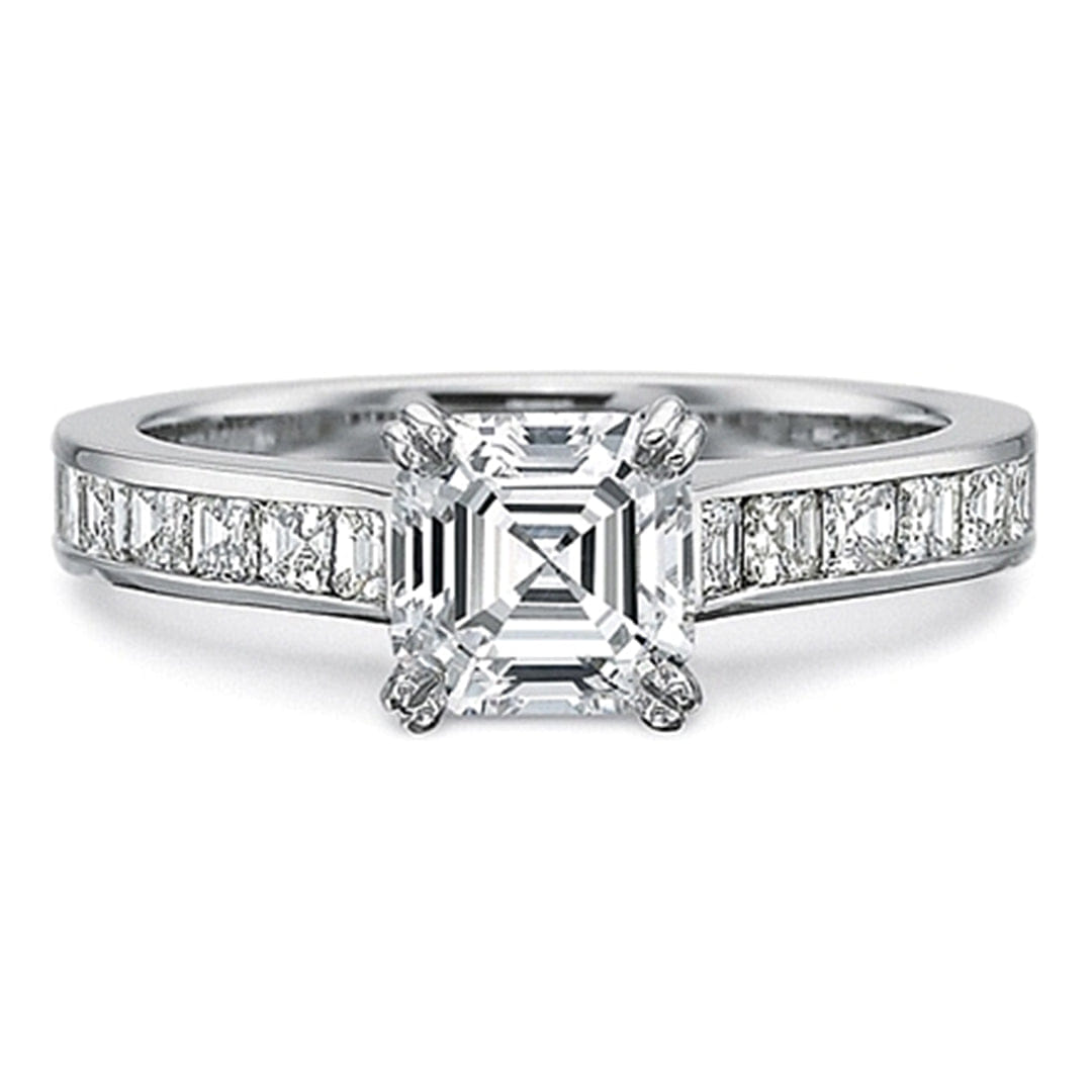 Precision Set Flush Fit Channel Set Diamond Engagement Ring