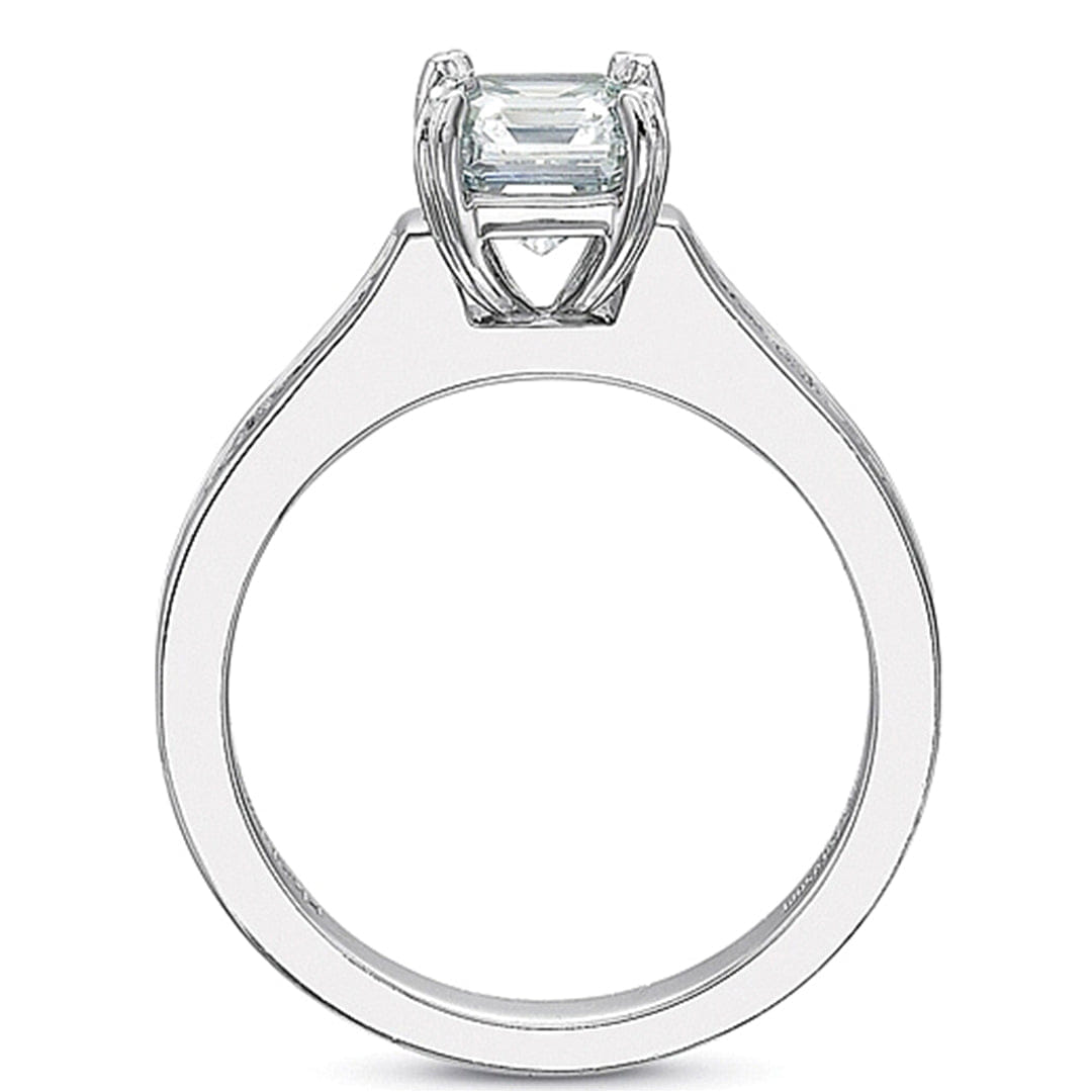 Precision Set Flush Fit Channel Set Diamond Engagement Ring