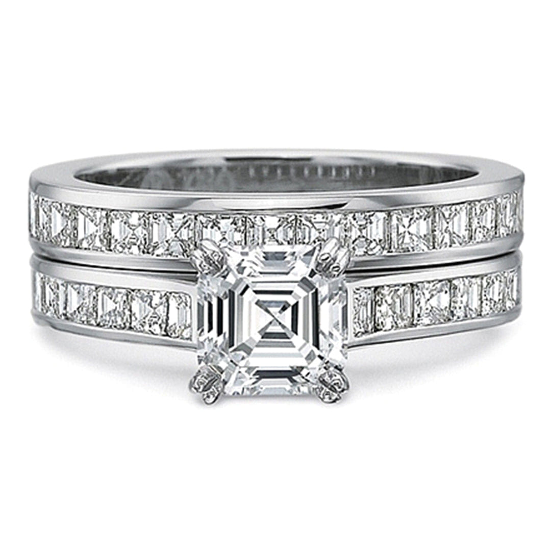 Precision Set Flush Fit Channel Set Diamond Engagement Ring