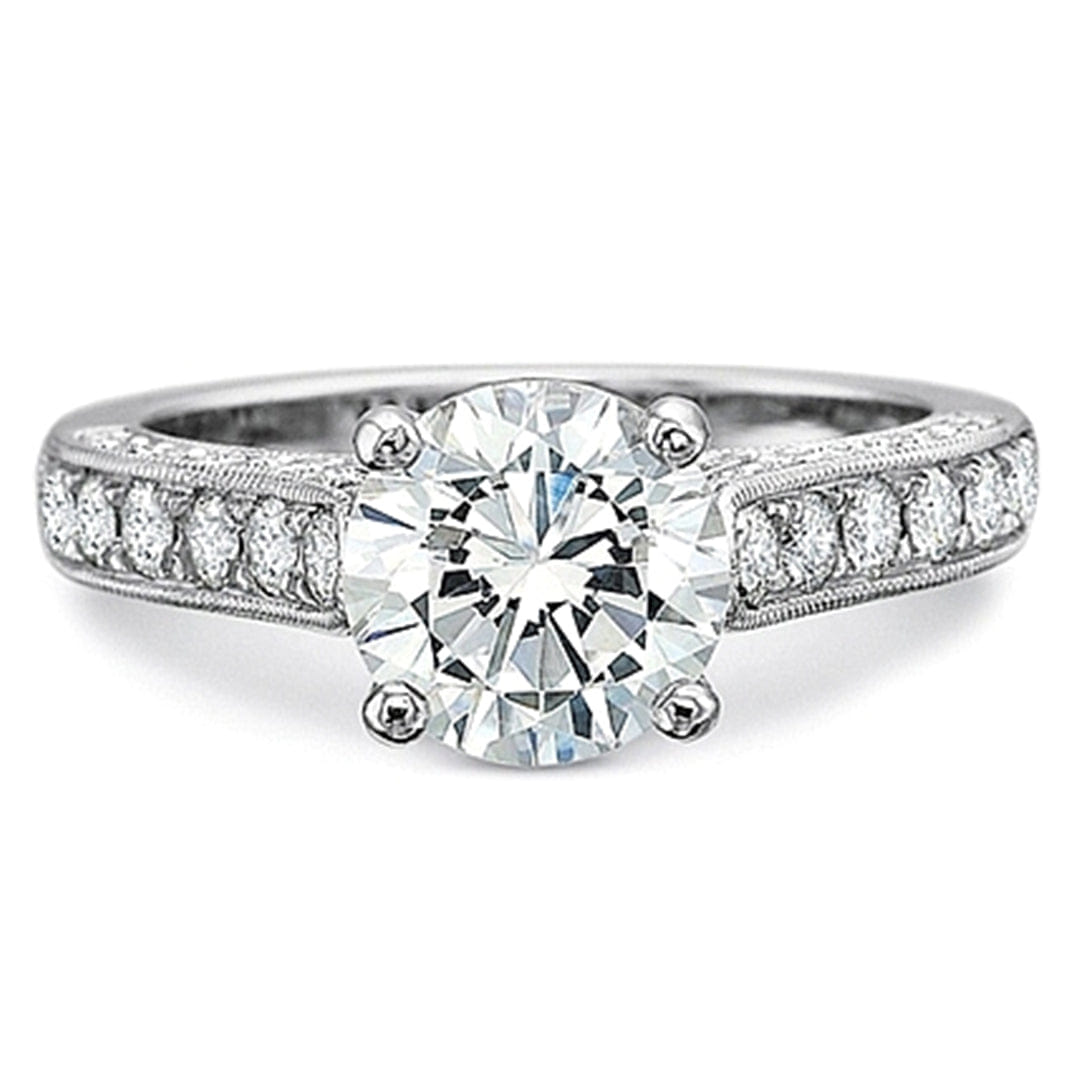 Precision Set 3-Sided Diamond Engagement Ring