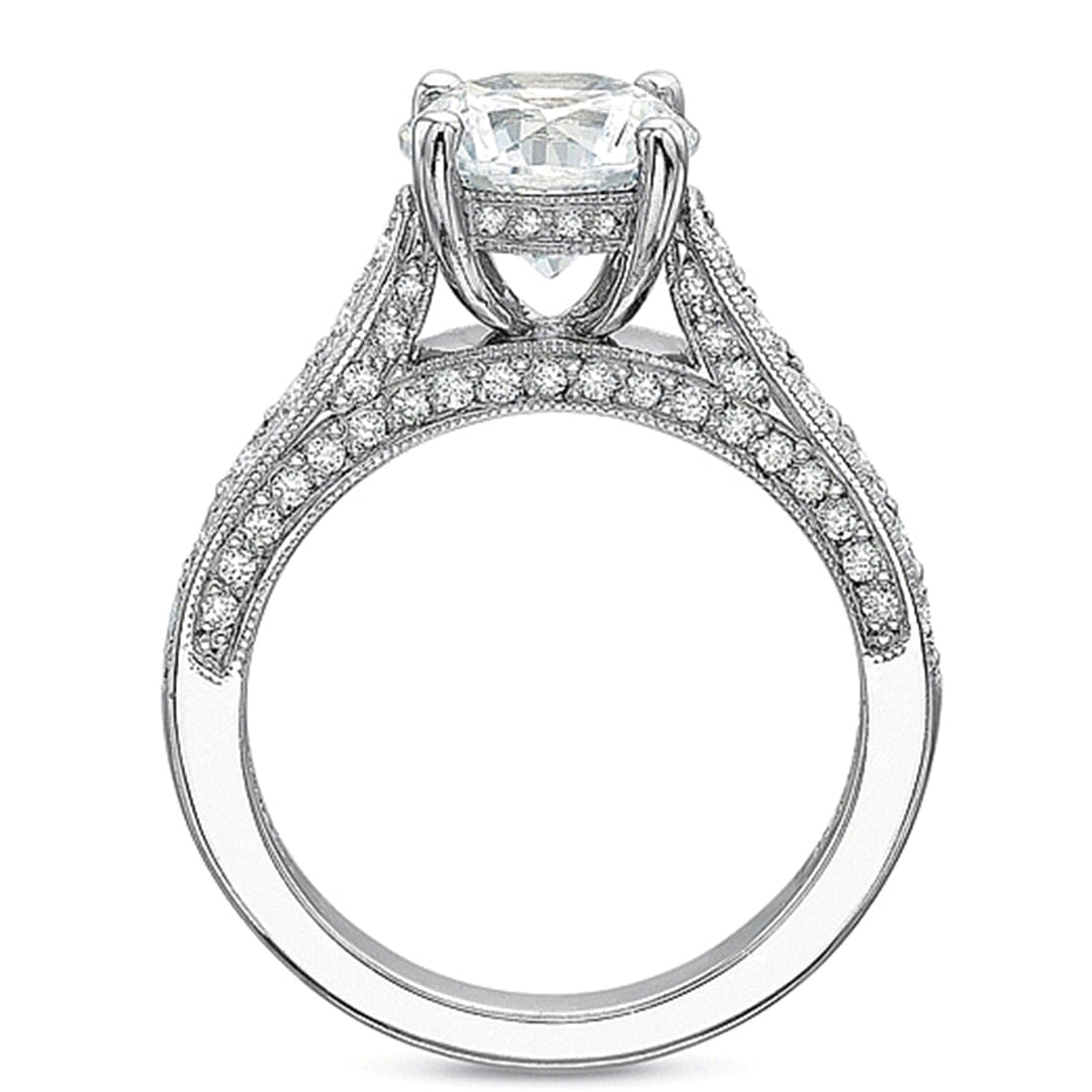 Precision Set 3-Sided Diamond Engagement Ring