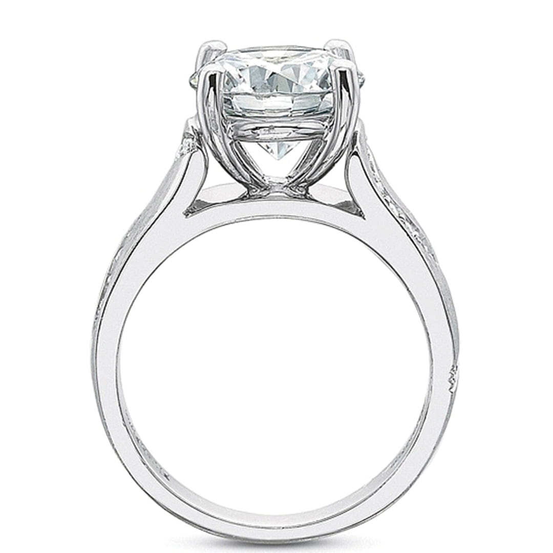 Precision Set Ribbon Set Diamond Engagement Ring