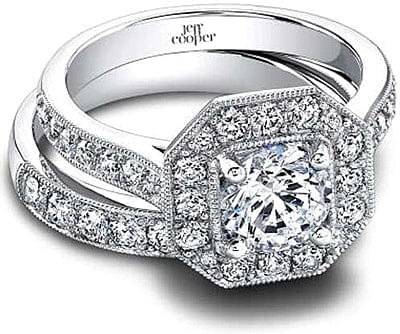 Jeff Cooper 'Helena' Diamond Engagement Ring