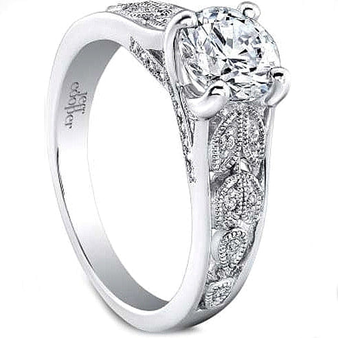 Jeff Cooper 'Larissa' Floral Diamond Engagement Ring