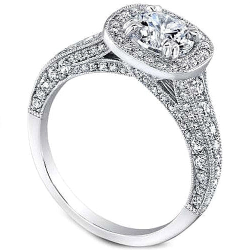Jeff Cooper 'Honor' Pave Diamond Engagement Ring