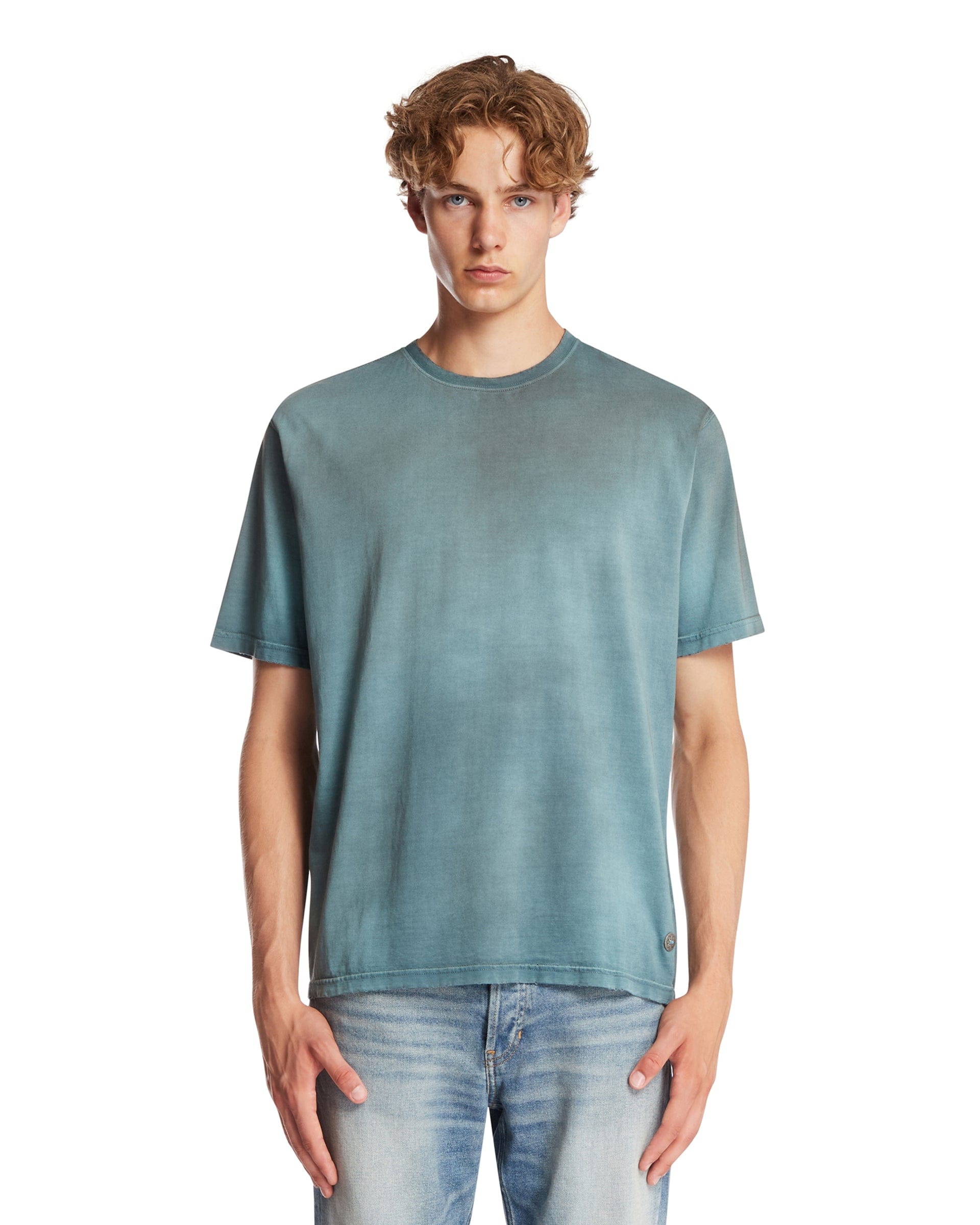 ANTIK DENIM T-Shirt Phil In Cotone Blu
