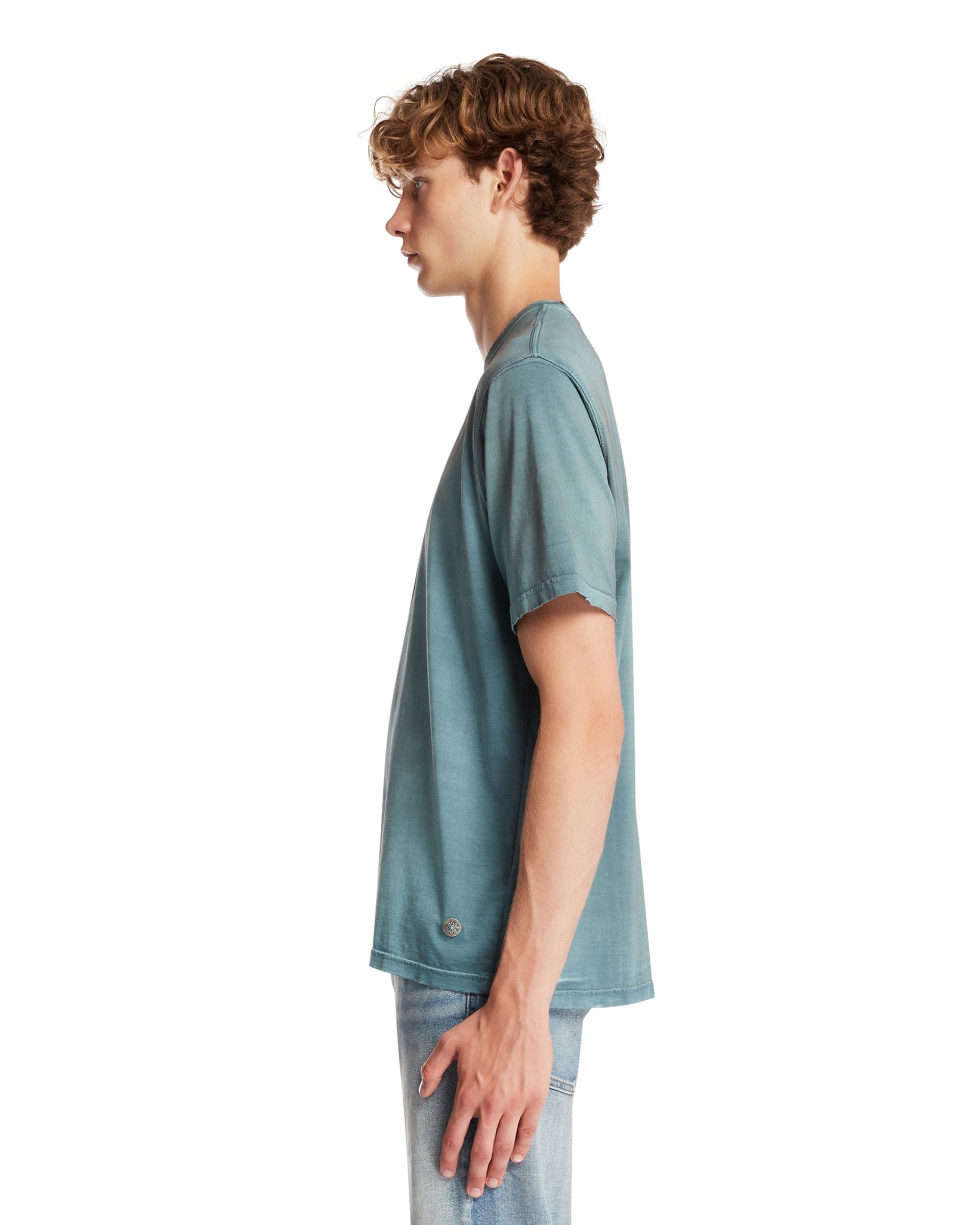 ANTIK DENIM T-Shirt Phil In Cotone Blu