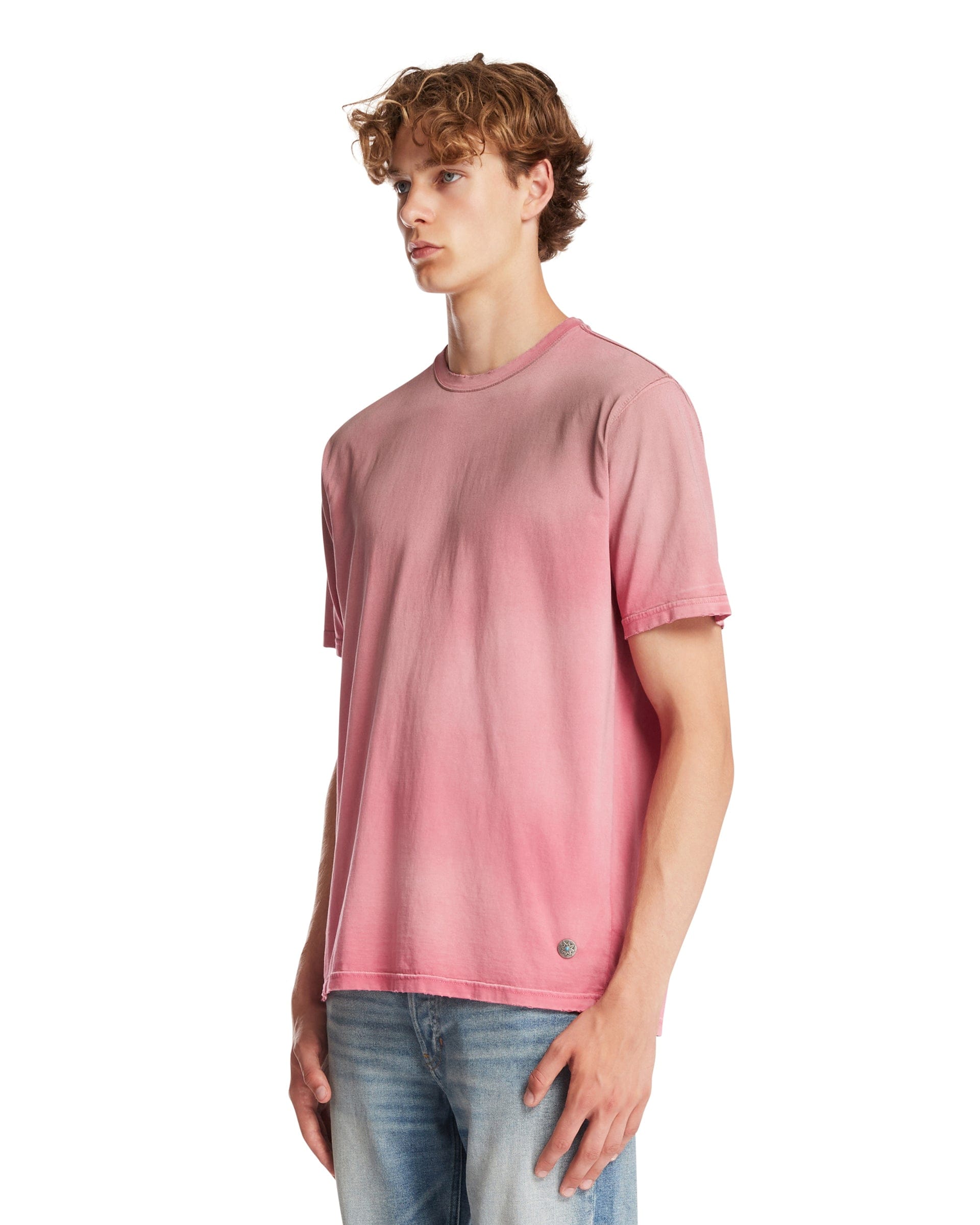 ANTIK DENIM T-Shirt Phil In Cotone Rosa
