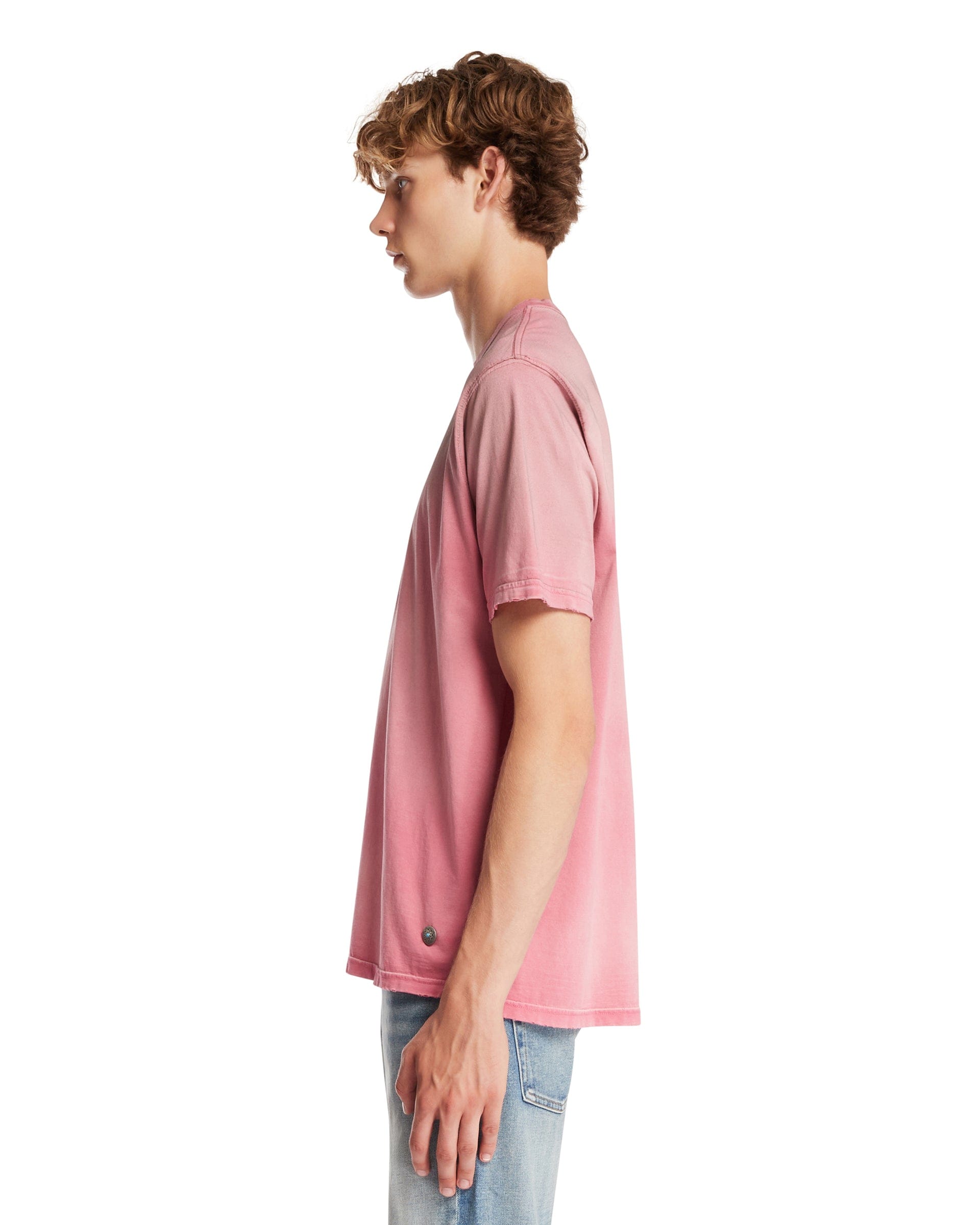 ANTIK DENIM T-Shirt Phil In Cotone Rosa
