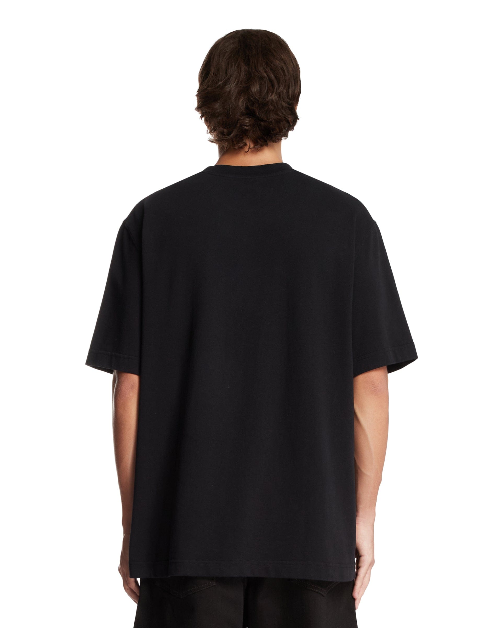 Jacquemus T-shirt Nera Le T-shirt Gros Grain