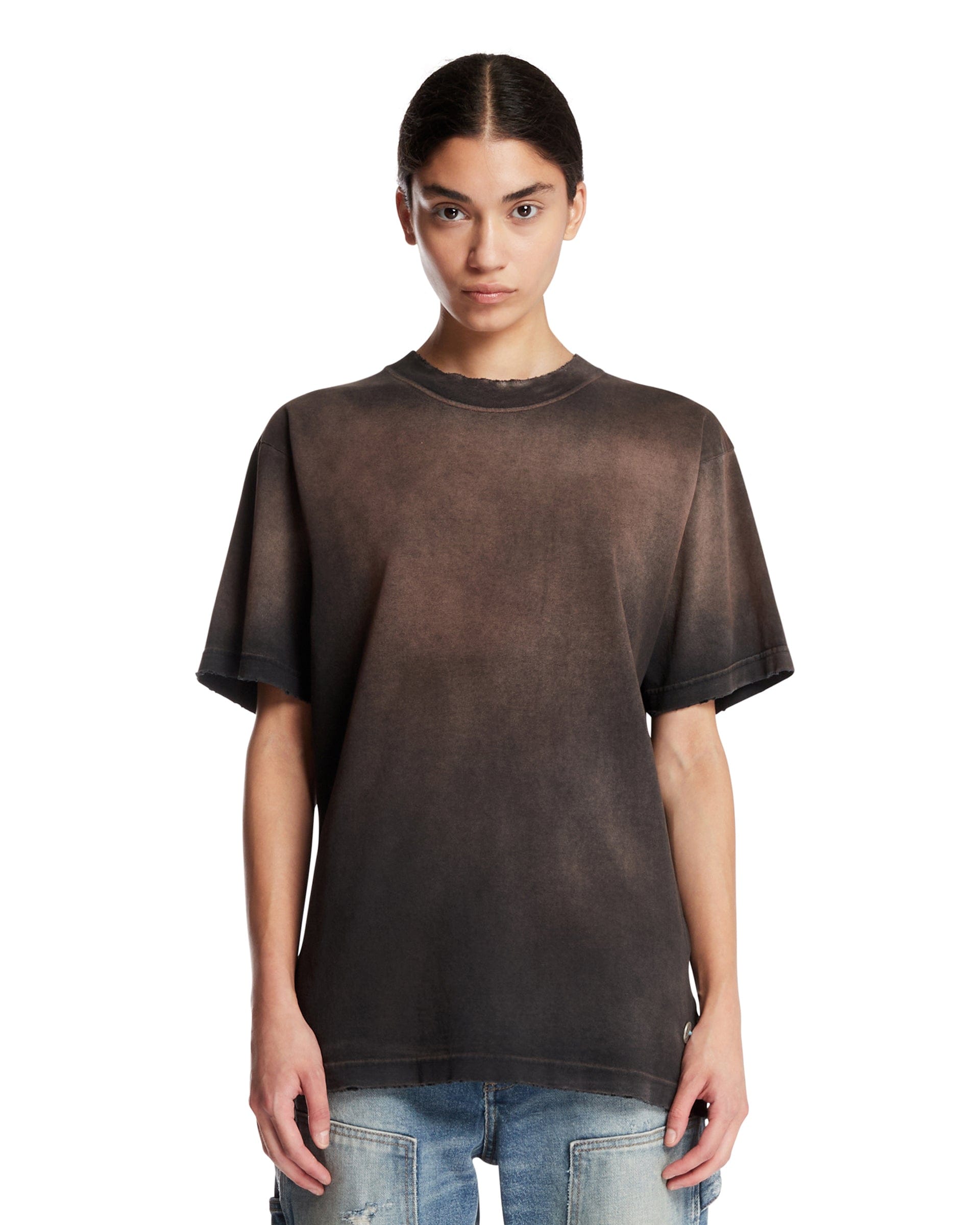 ANTIK DENIM T-Shirt Phil In Cotone Nera