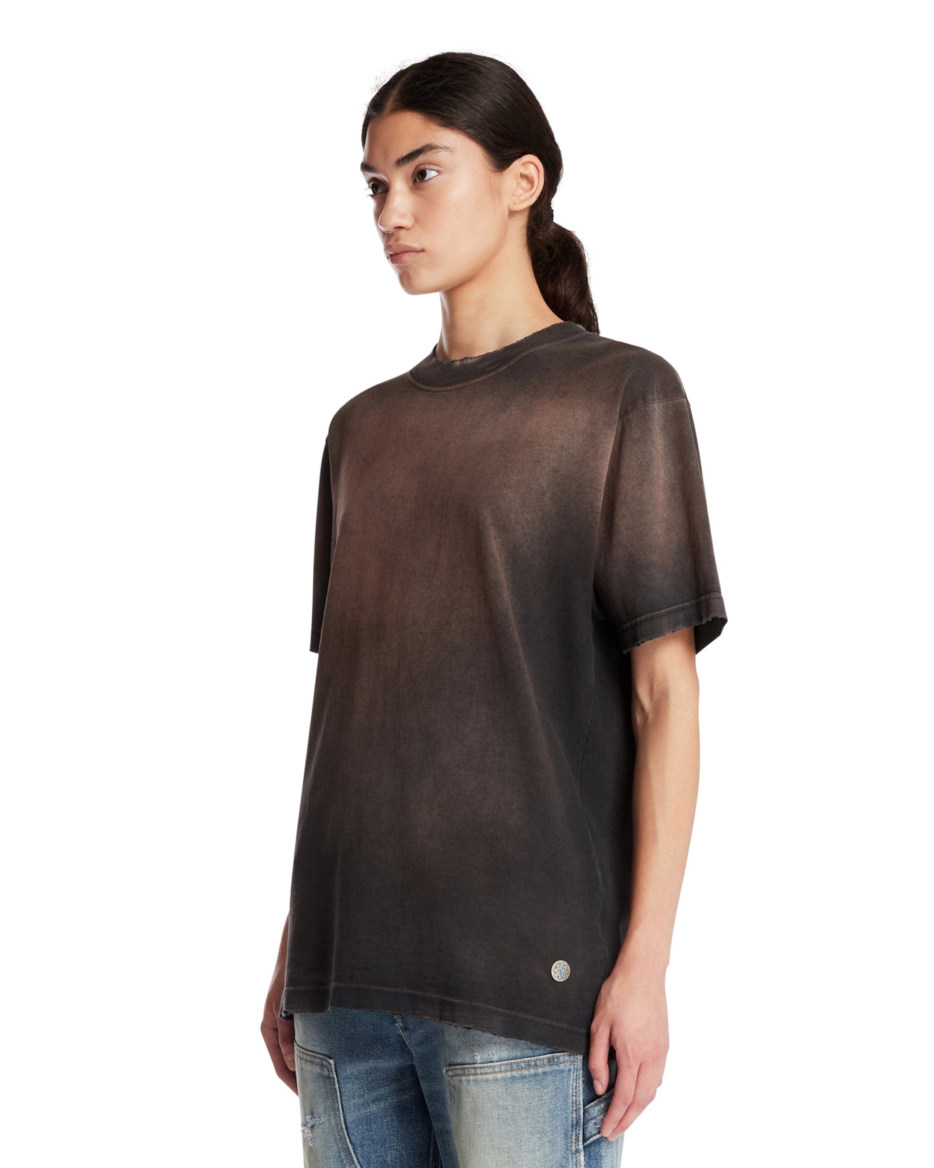 ANTIK DENIM T-Shirt Phil In Cotone Nera
