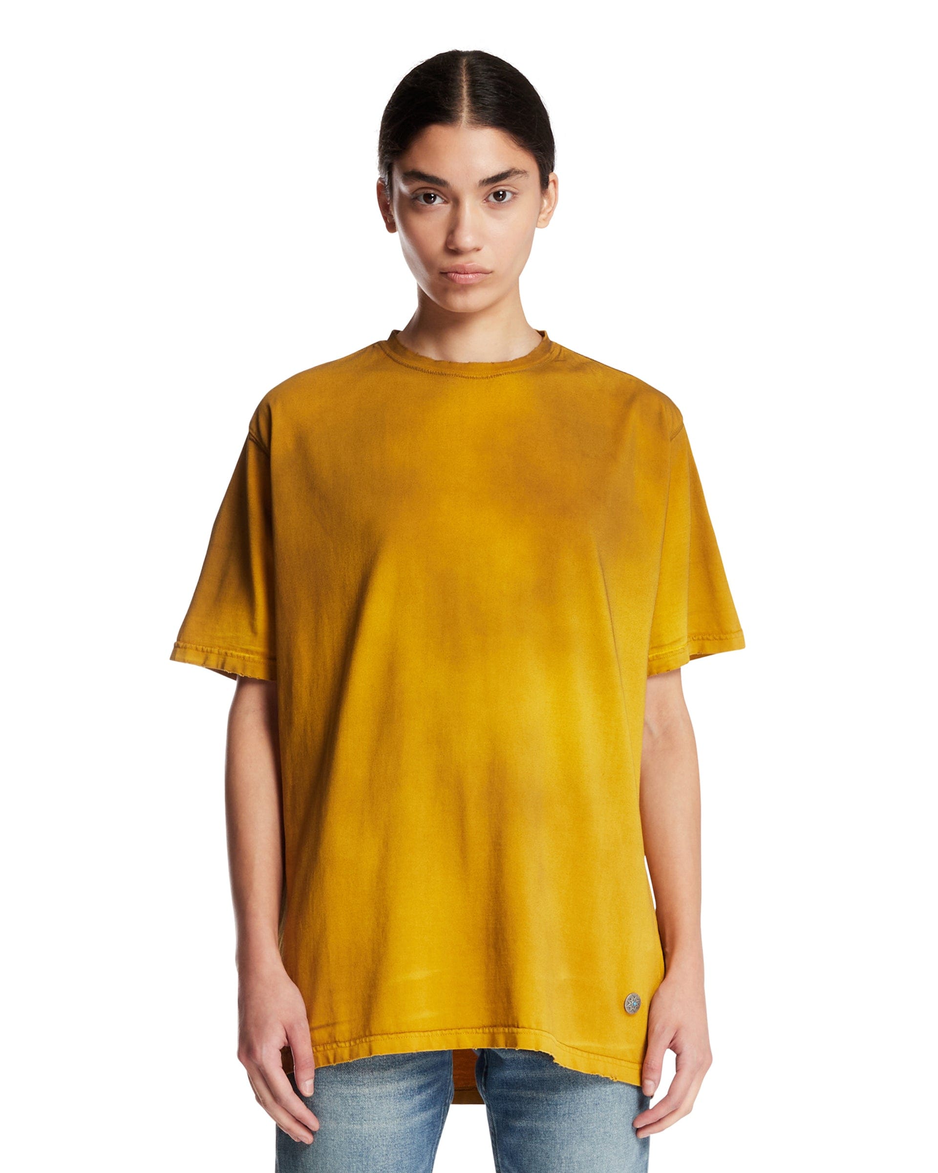 ANTIK DENIM T-Shirt Phil In Cotone Gialla