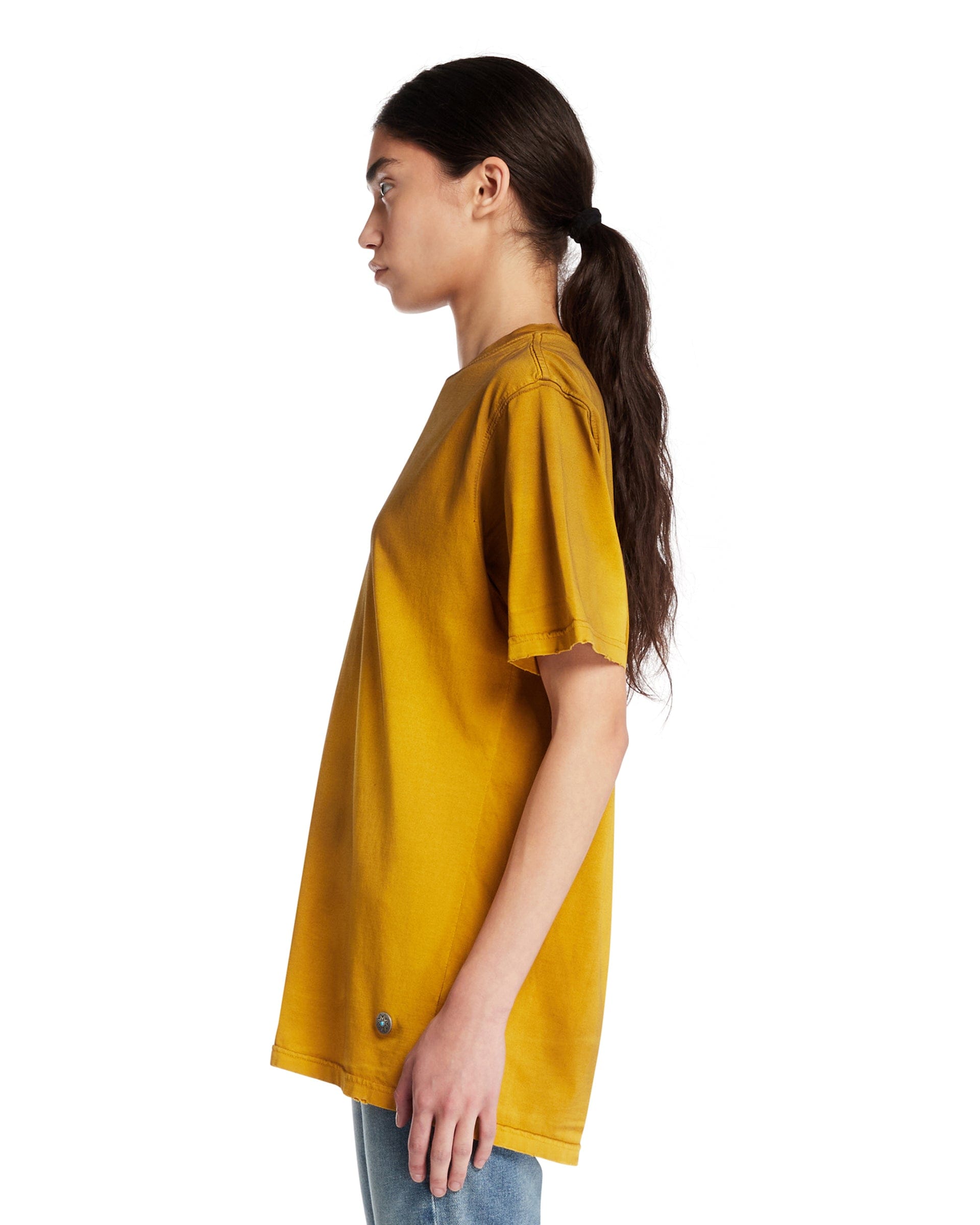 ANTIK DENIM T-Shirt Phil In Cotone Gialla