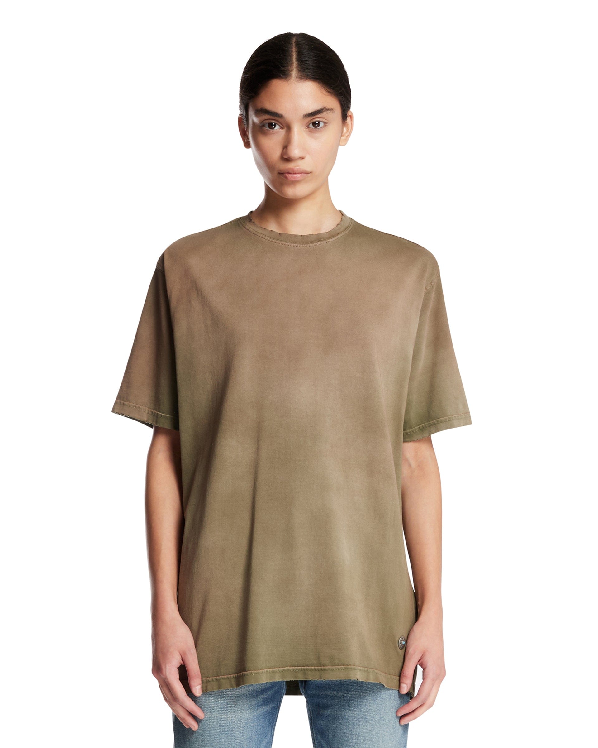ANTIK DENIM T-Shirt Phil In Cotone Verde