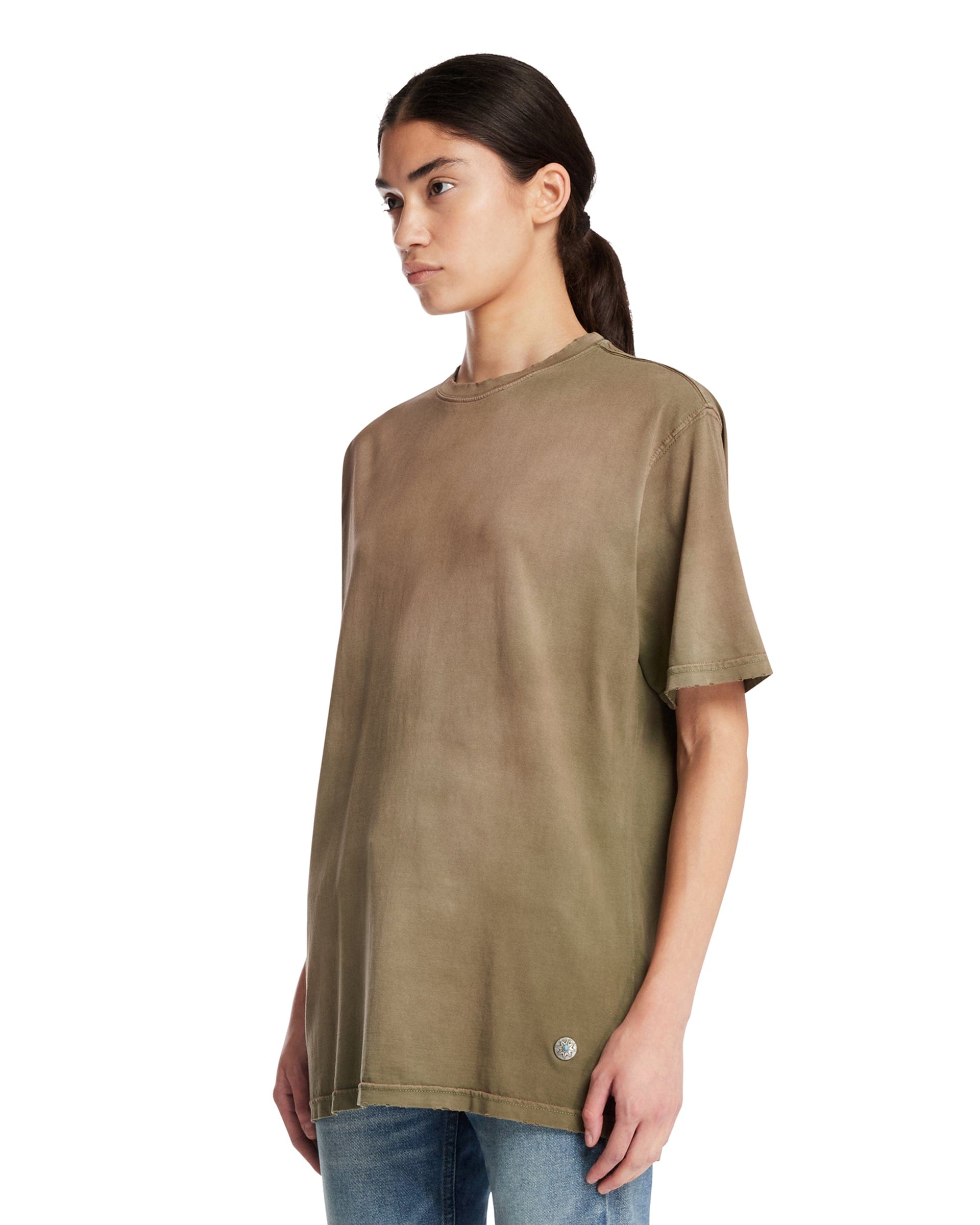 ANTIK DENIM T-Shirt Phil In Cotone Verde