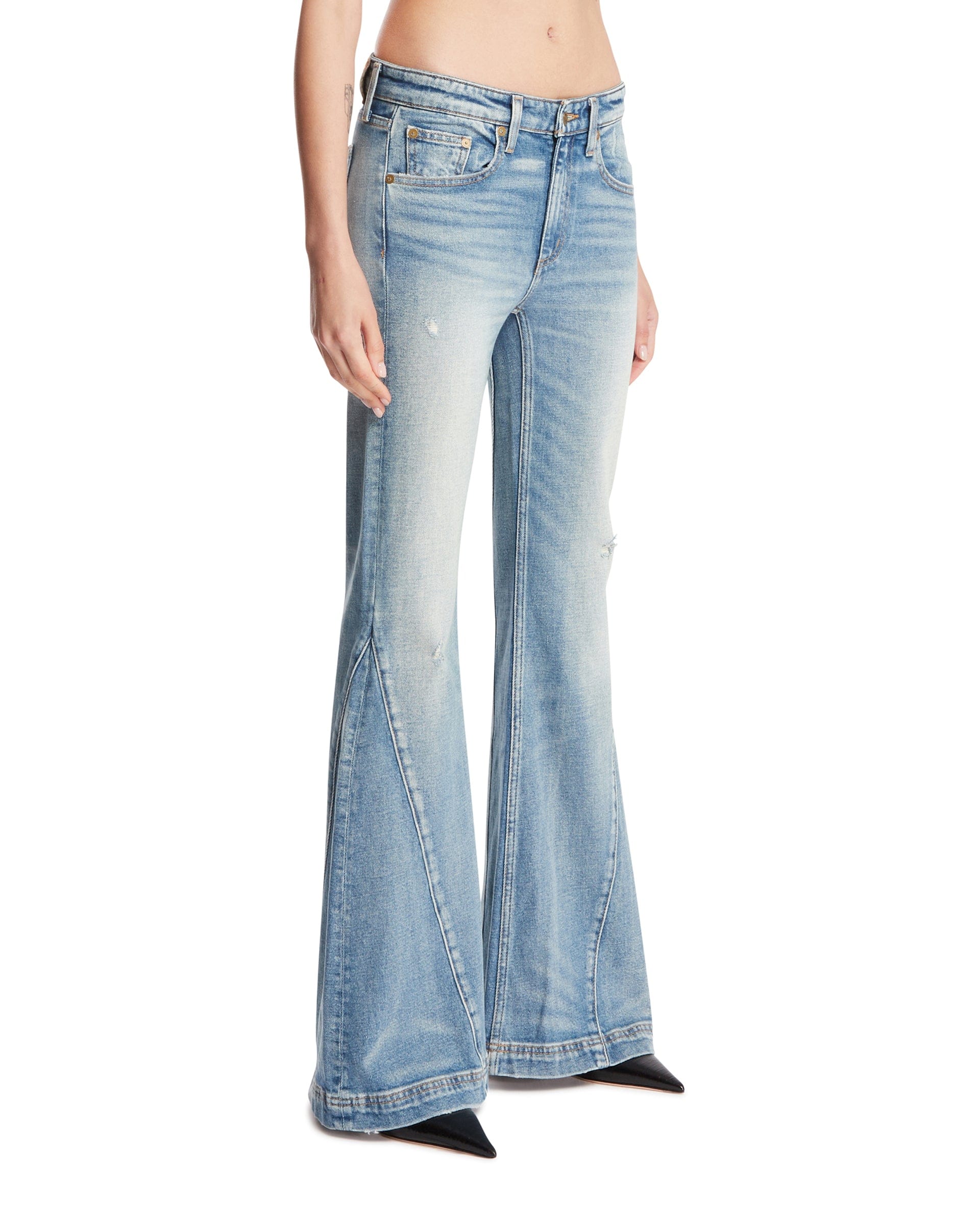 ANTIK DENIM Jeans Texas Super Flare Blu