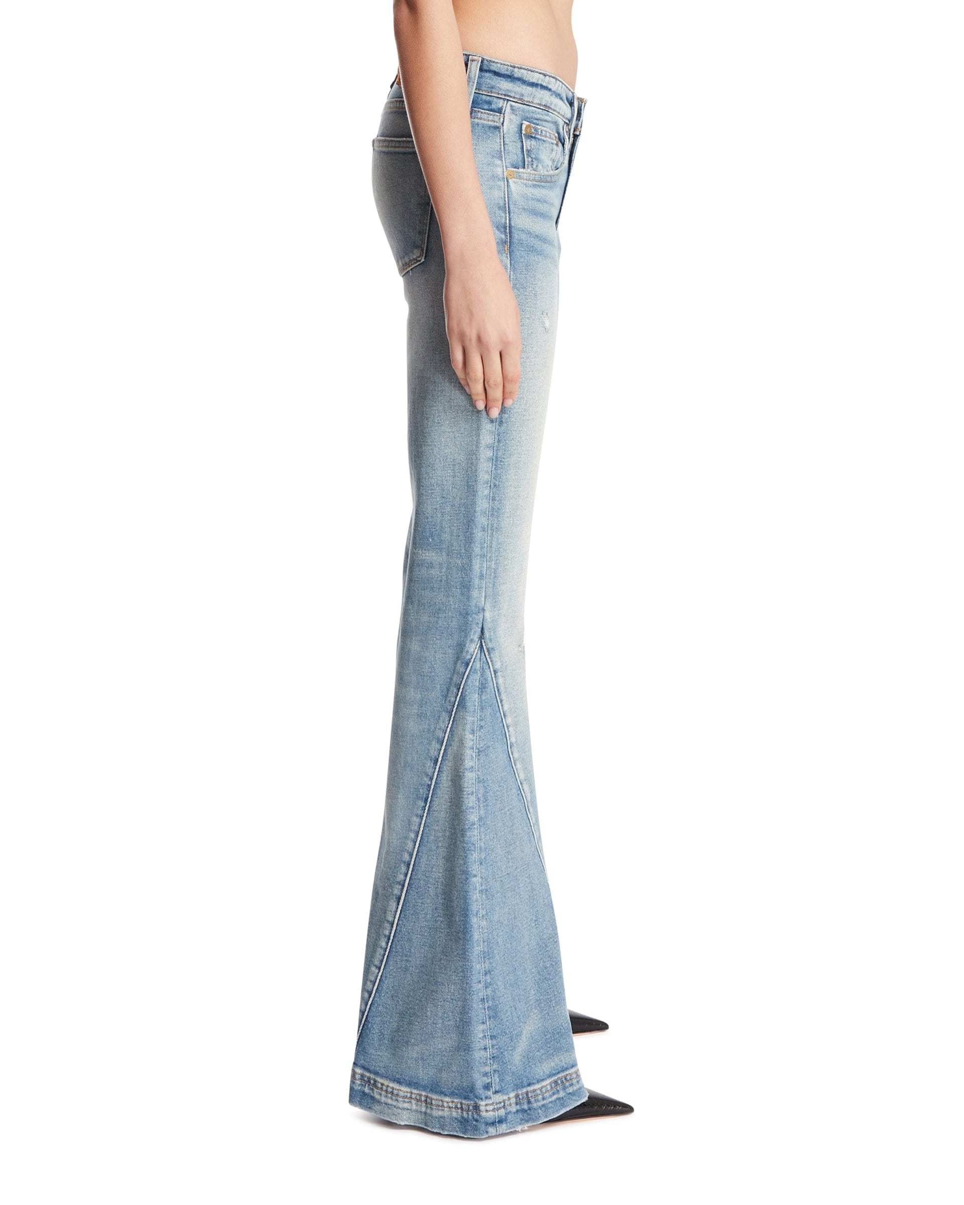 ANTIK DENIM Jeans Texas Super Flare Blu