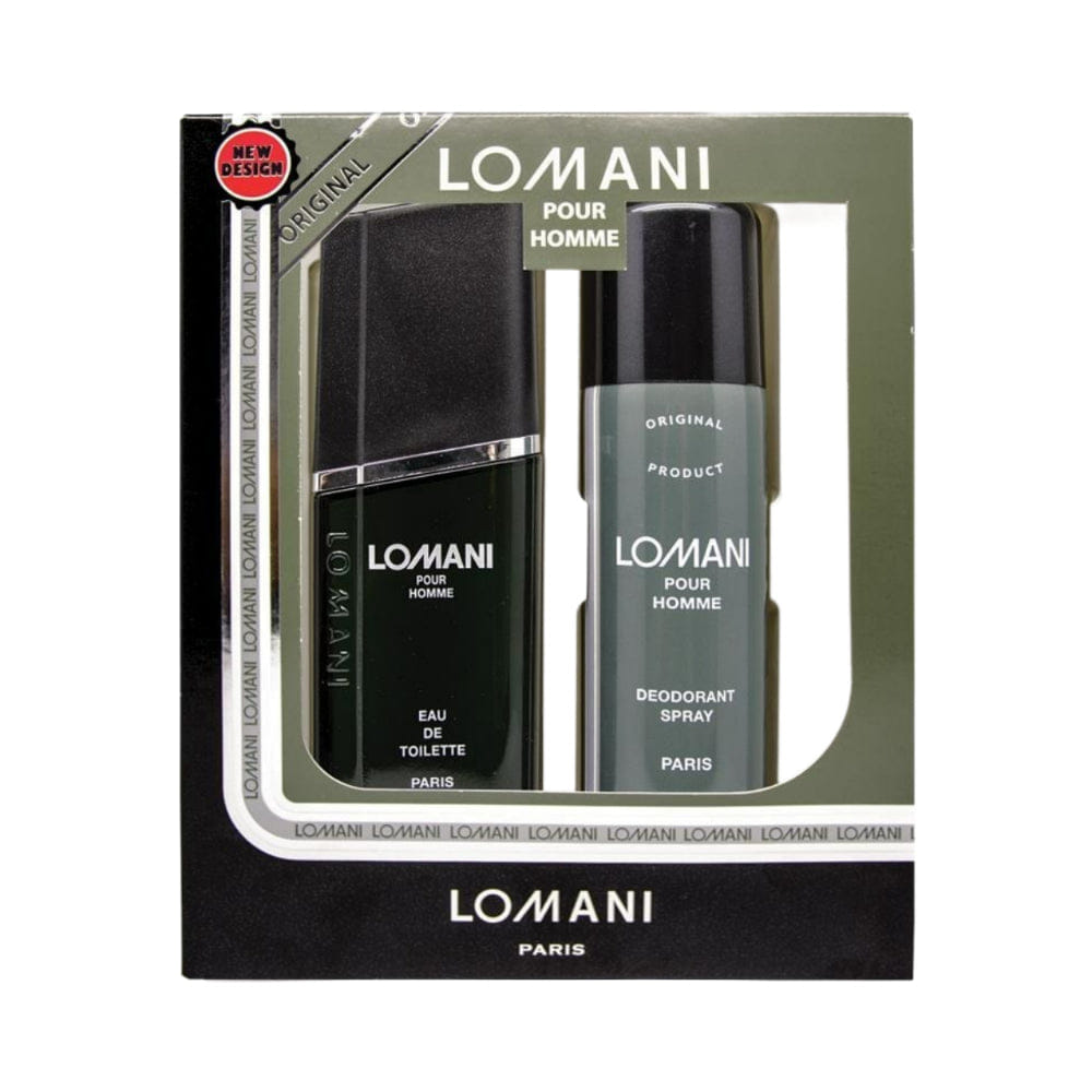 LOMANI Pour Homme 2 Piece 100ml Eau de Toilette