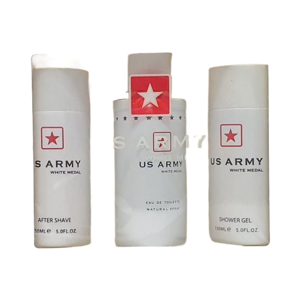 RON MARONE'S Us Army White 3 Piece 100ml Eau de Toilette