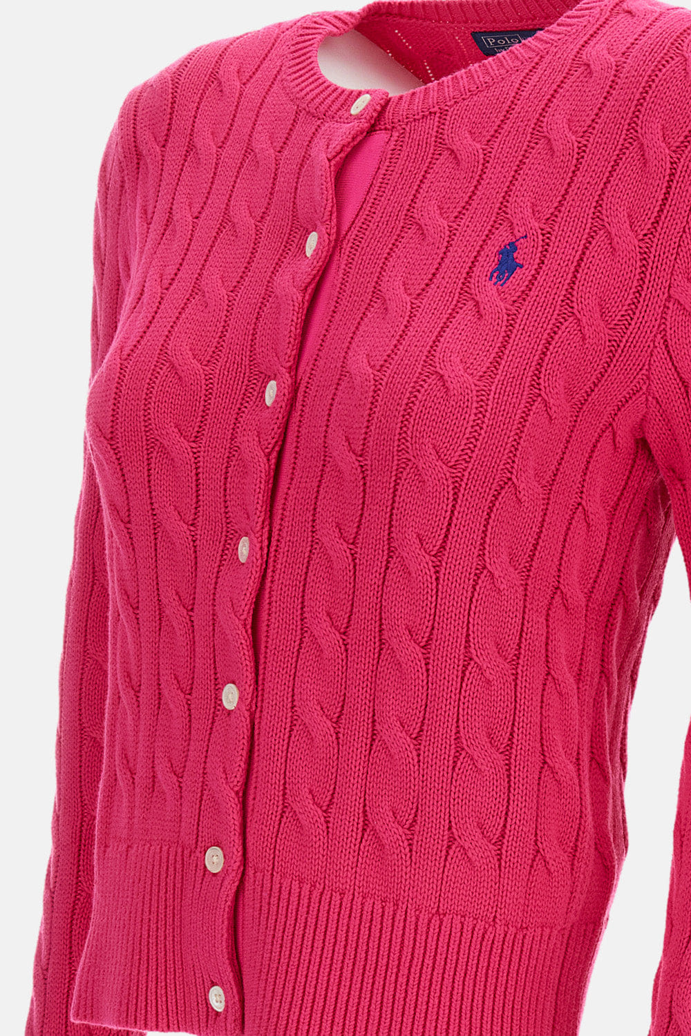 Polo Ralph Lauren CARDIGAN GIROCOLLO A TRECCE
