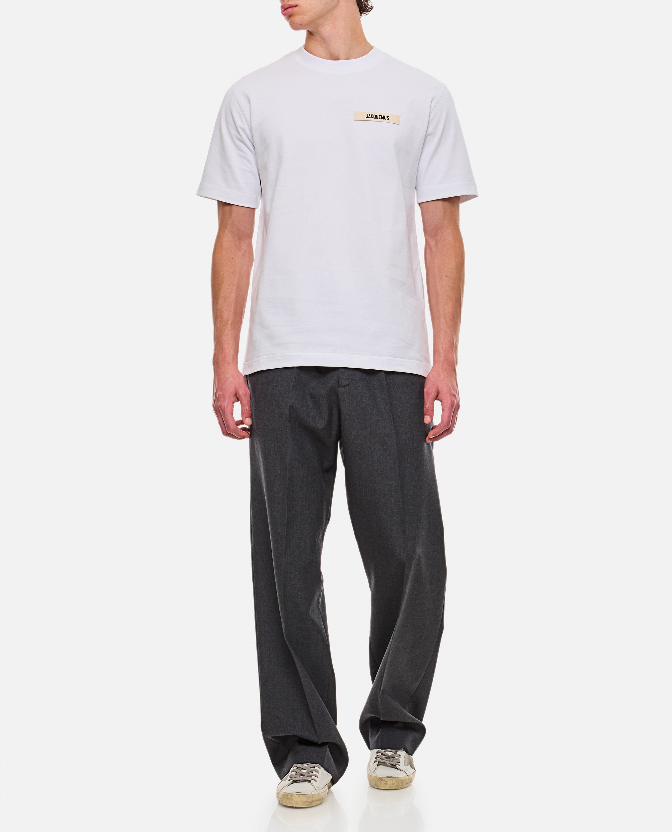 Jacquemus T-SHIRT CON LOGO GROS GRAIN