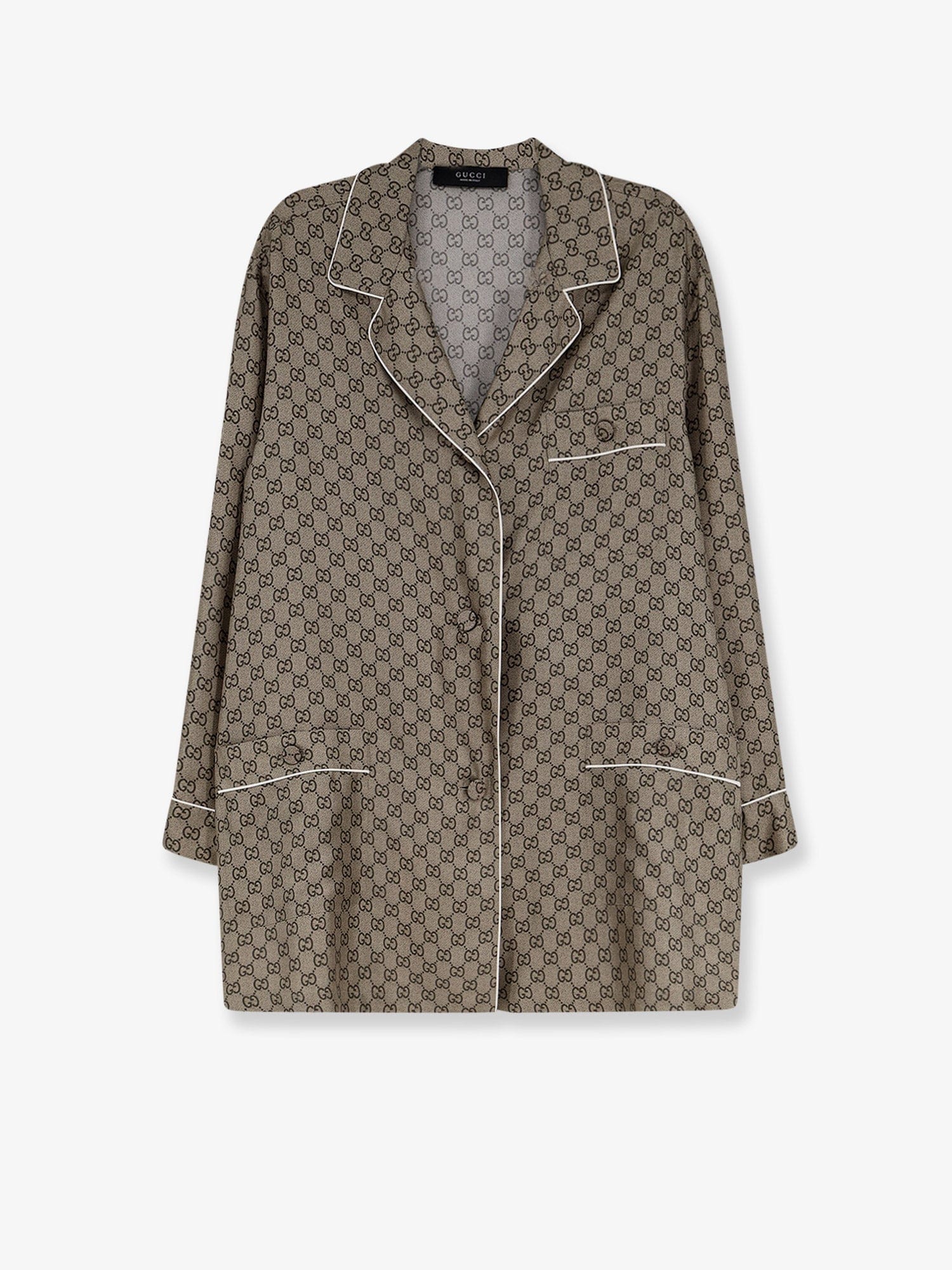 Gucci Silk shirt with GG print