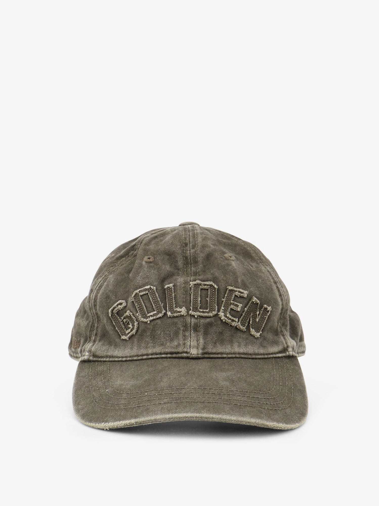 GOLDEN GOOSE DELUXE BRAND Decostructed washed cotton baseball cap