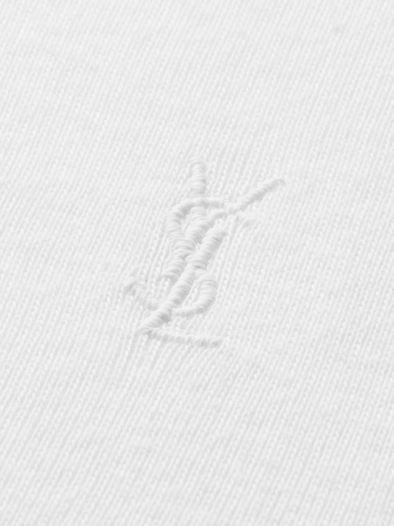 Saint Laurent Cassandre certified cotton t-shirt