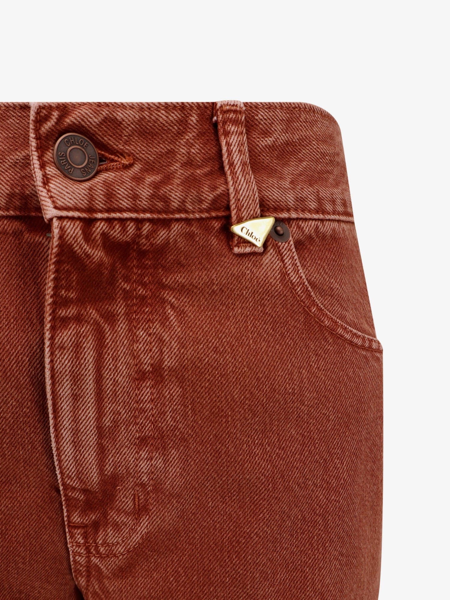 Chloe Colored denim trousers