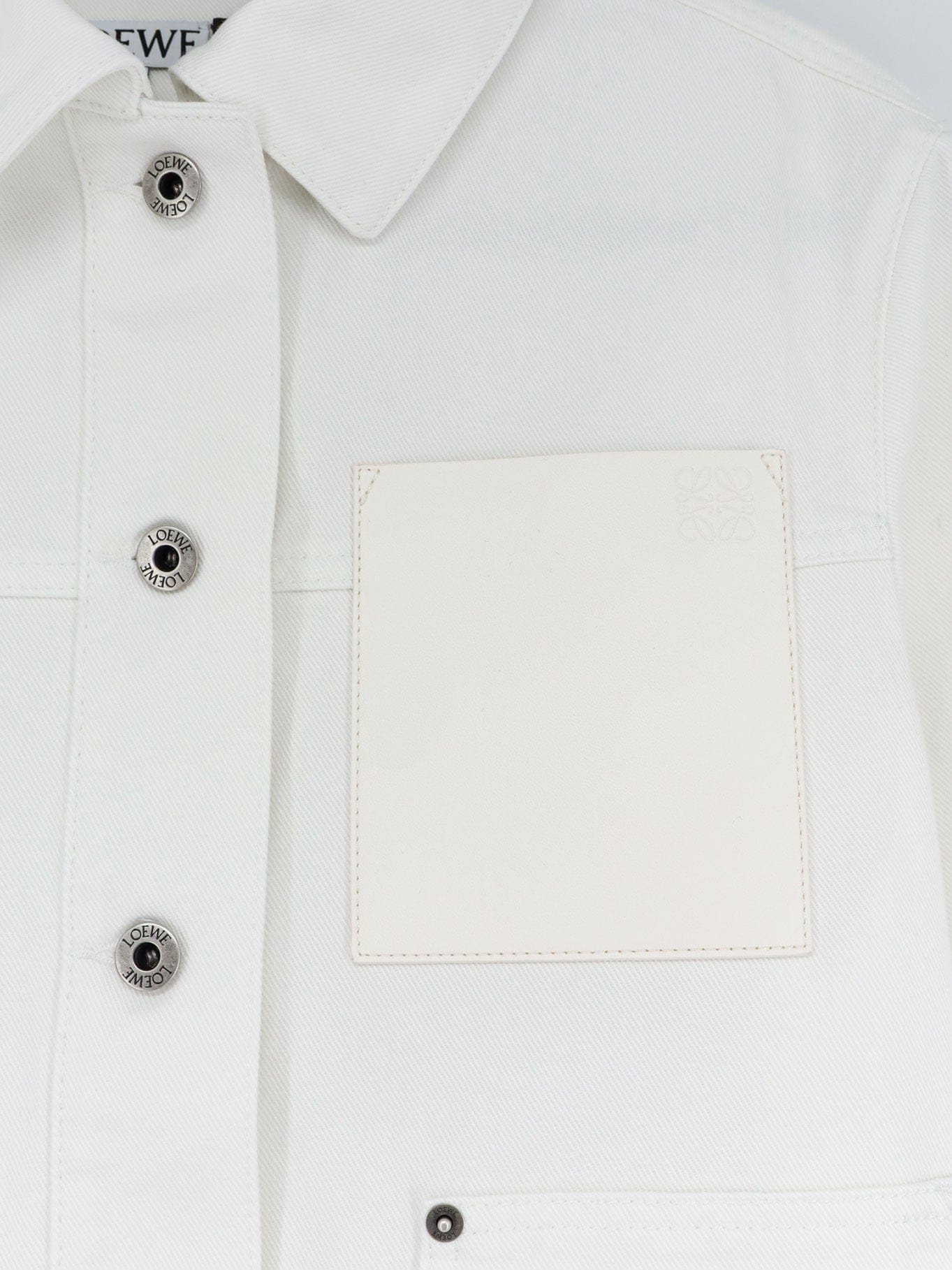 Loewe Paula's Ibiza-Workwear white denim jacket