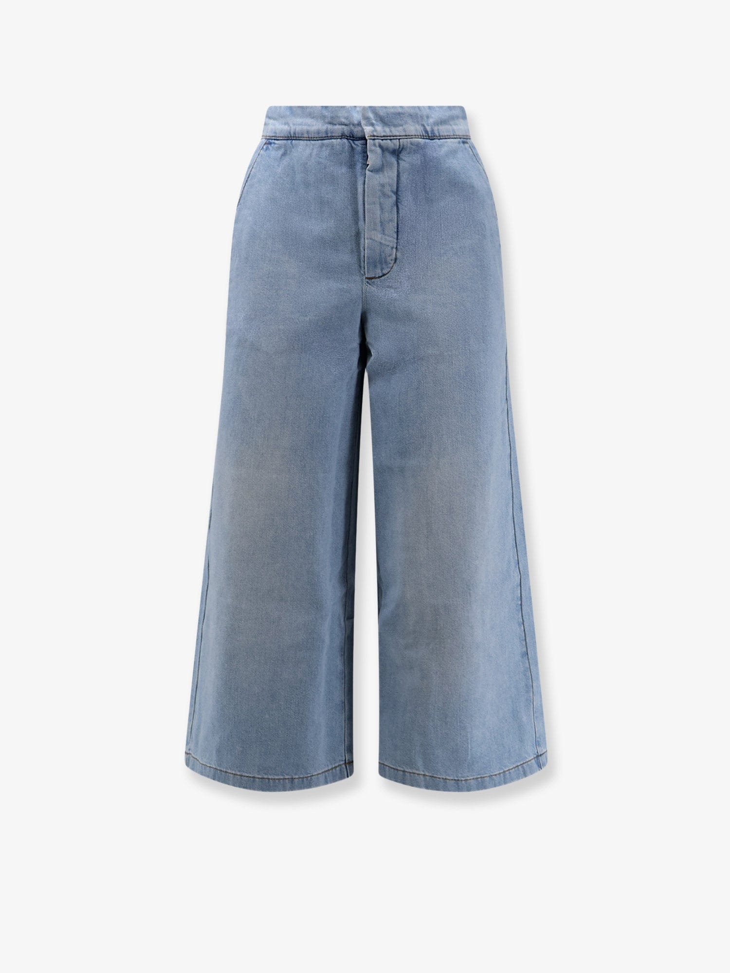 Loewe Paulas Ibiza - Cotton trousers with embroidered logo on the back