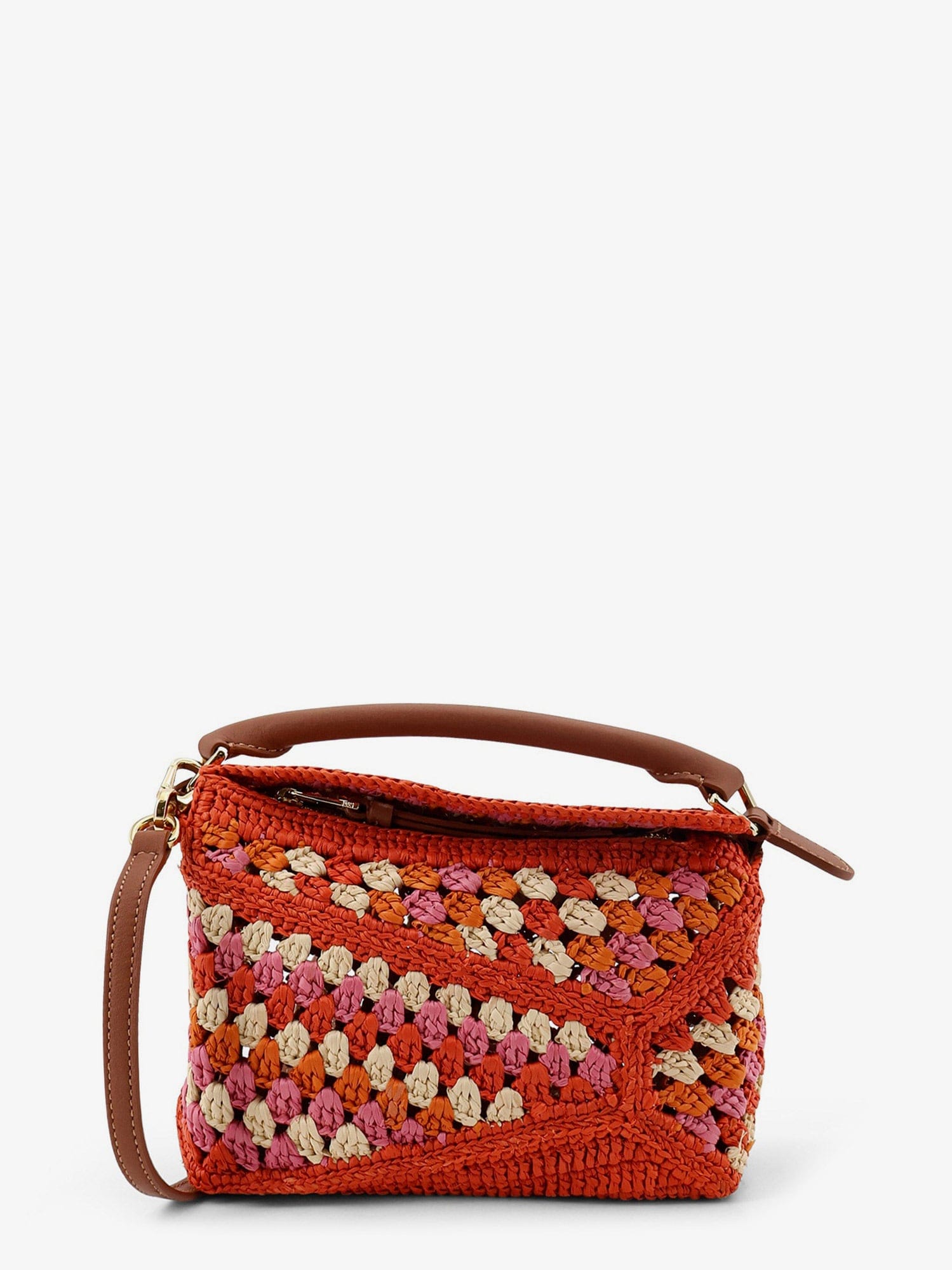 Loewe Paula's Ibiza-Puzzle Edge multicolor crochet handbag