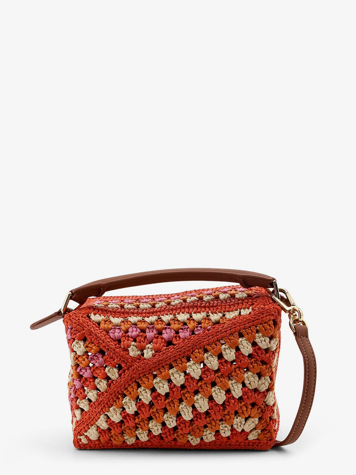 Loewe Paula's Ibiza-Puzzle Edge multicolor crochet handbag