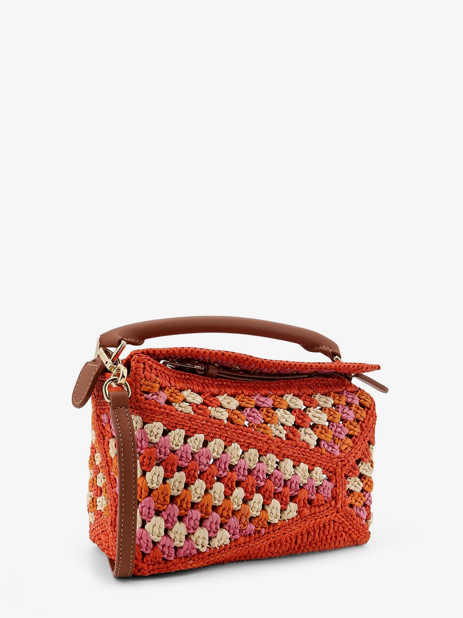 Loewe Paula's Ibiza-Puzzle Edge multicolor crochet handbag