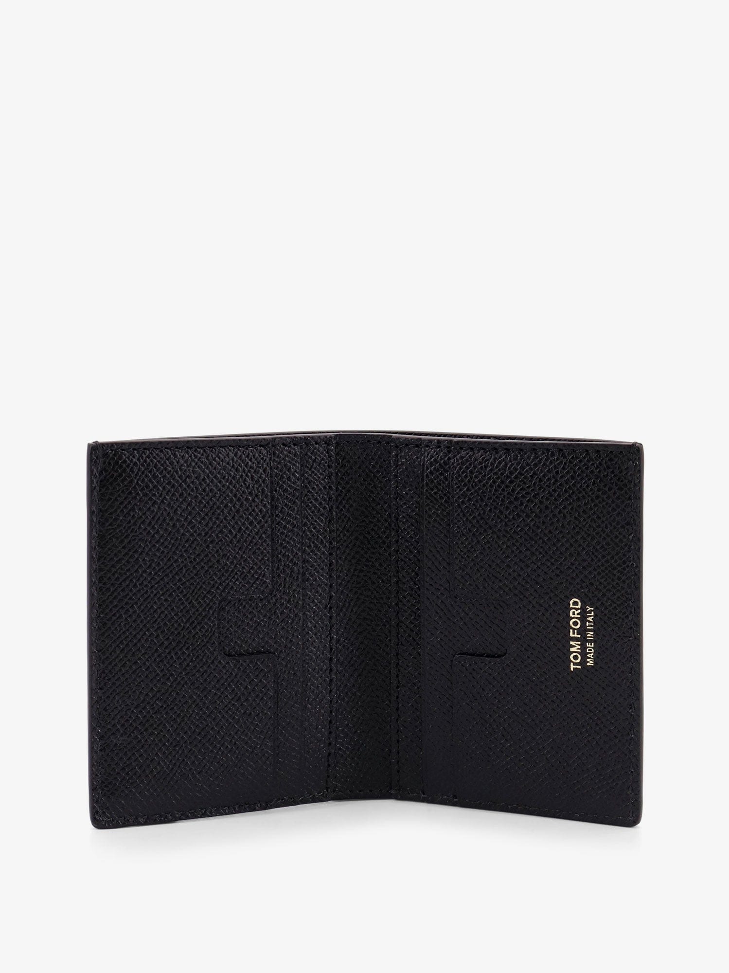 TOM FORD Leather card holder with logo