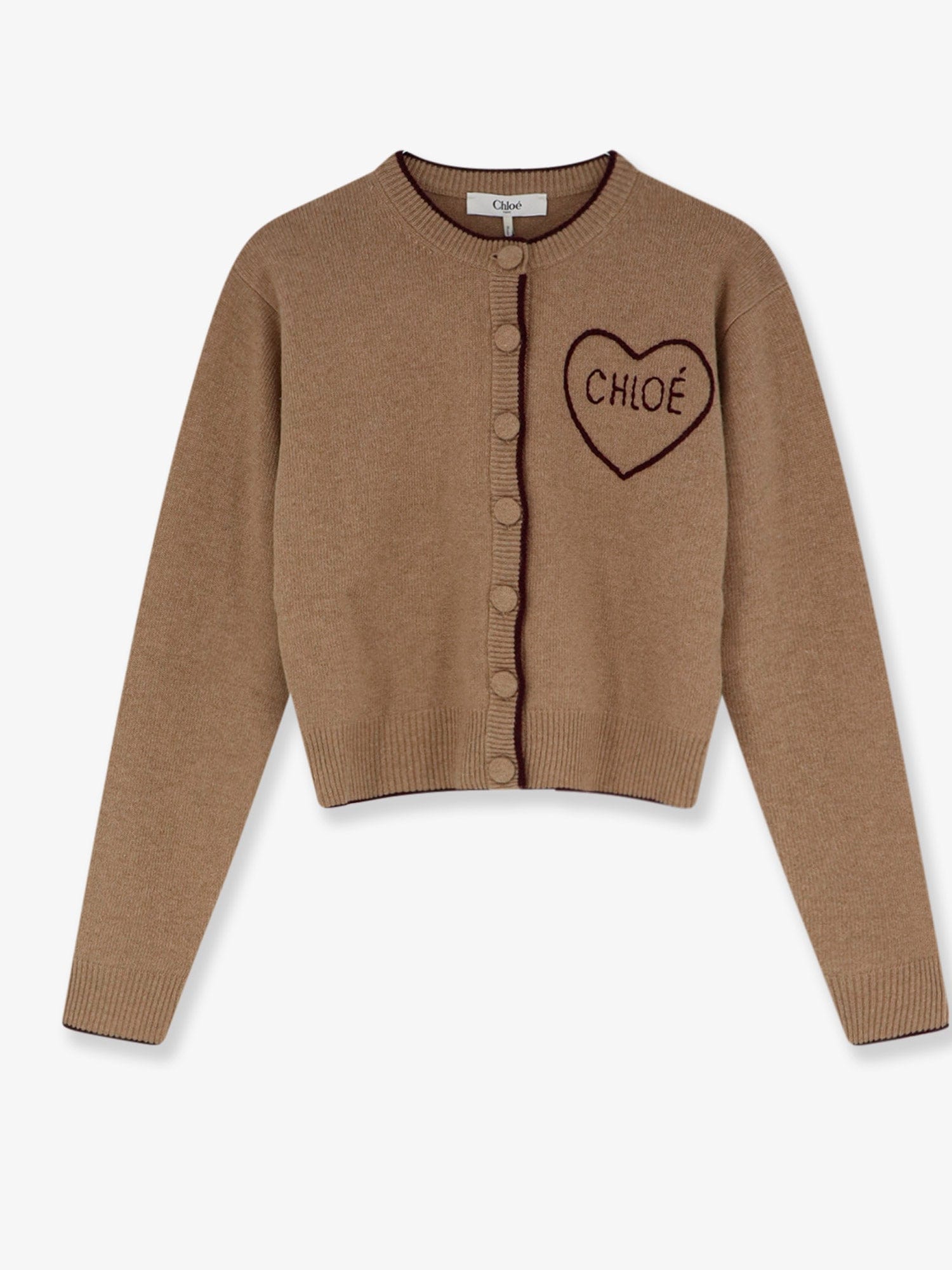 Chloe Wool and cashmere wool cardigan