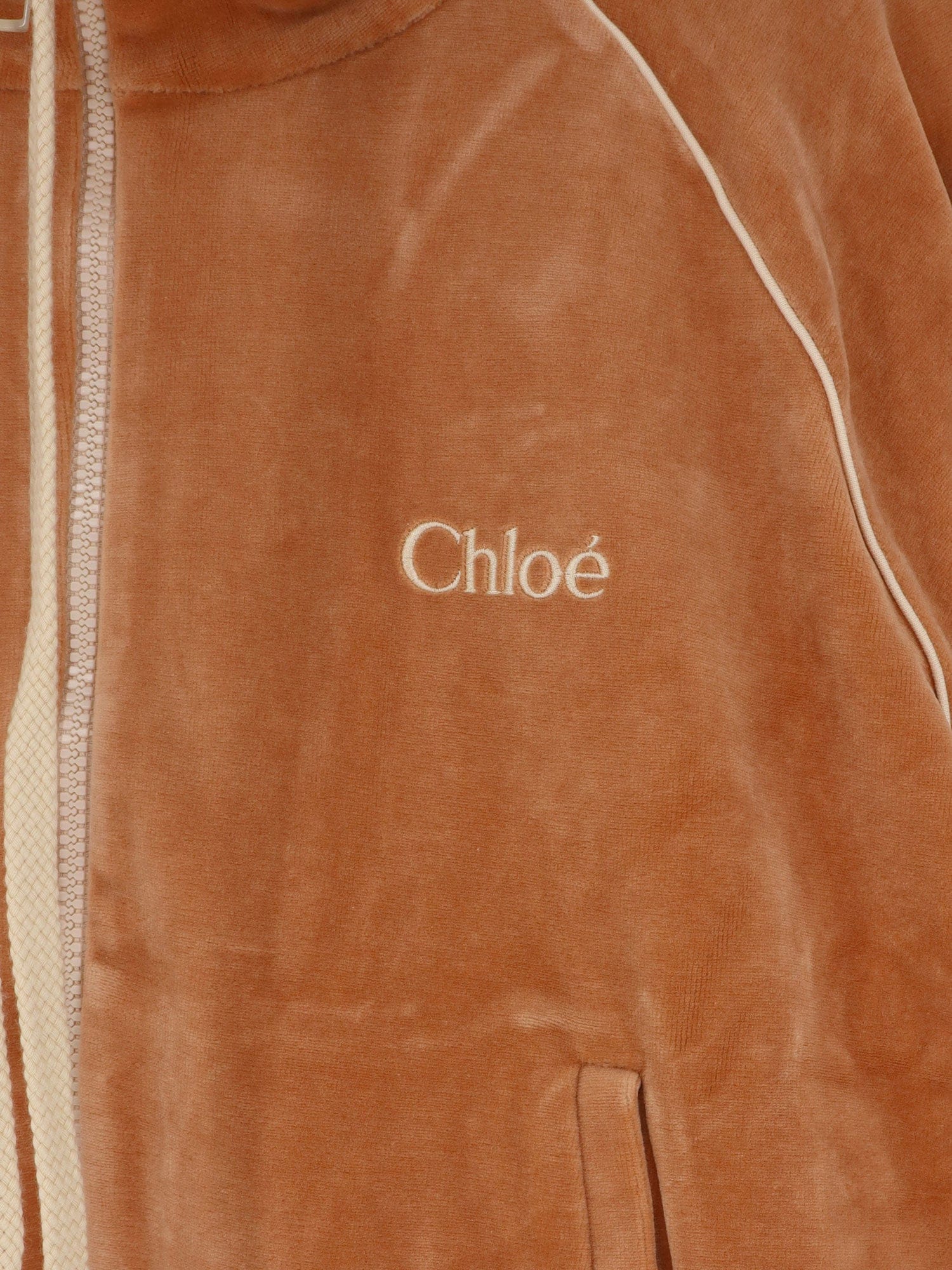 Chloe Chenille sweatshirt with Logo