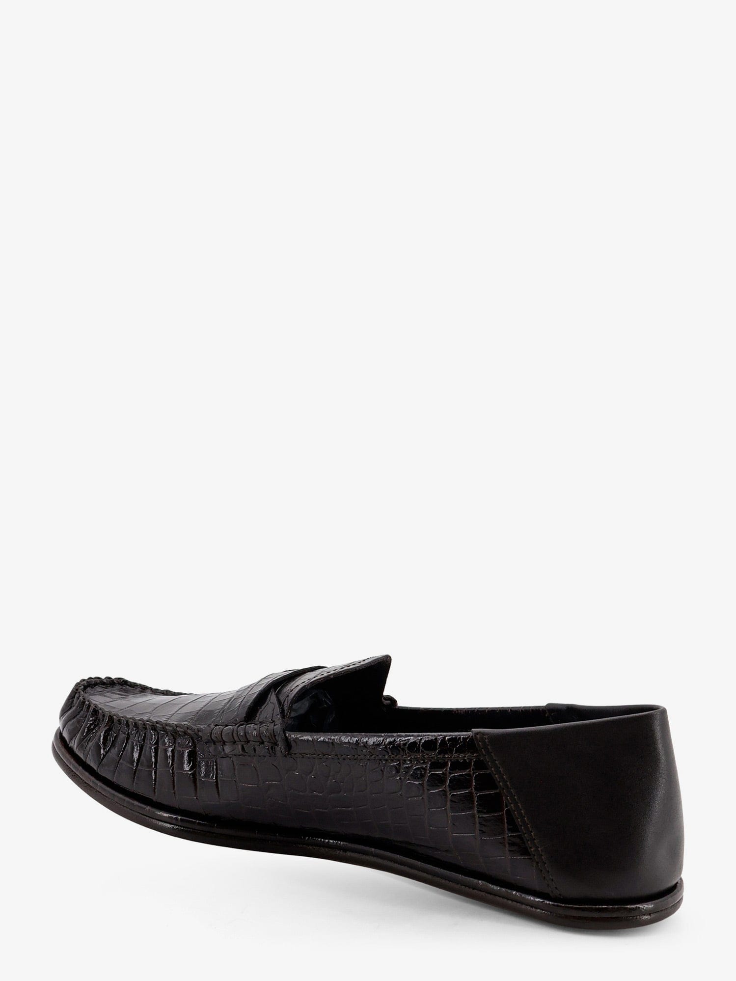 TOM FORD Crocodile-print leather loafers
