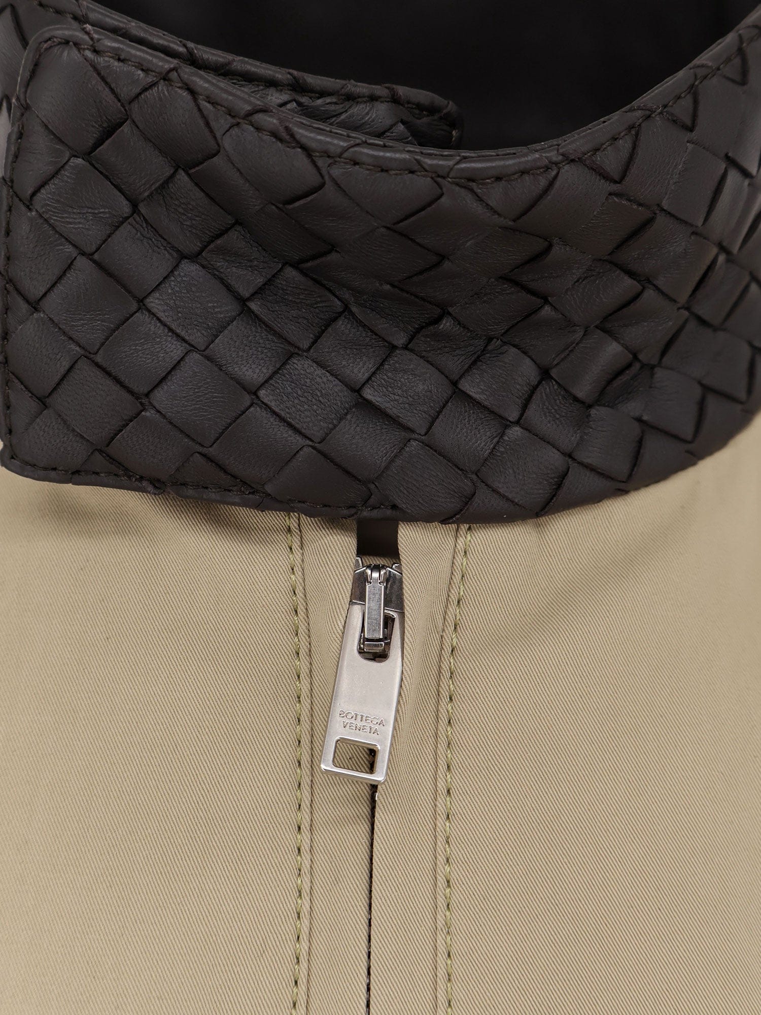 Bottega Veneta Cotton jacket with Intrecciato detail