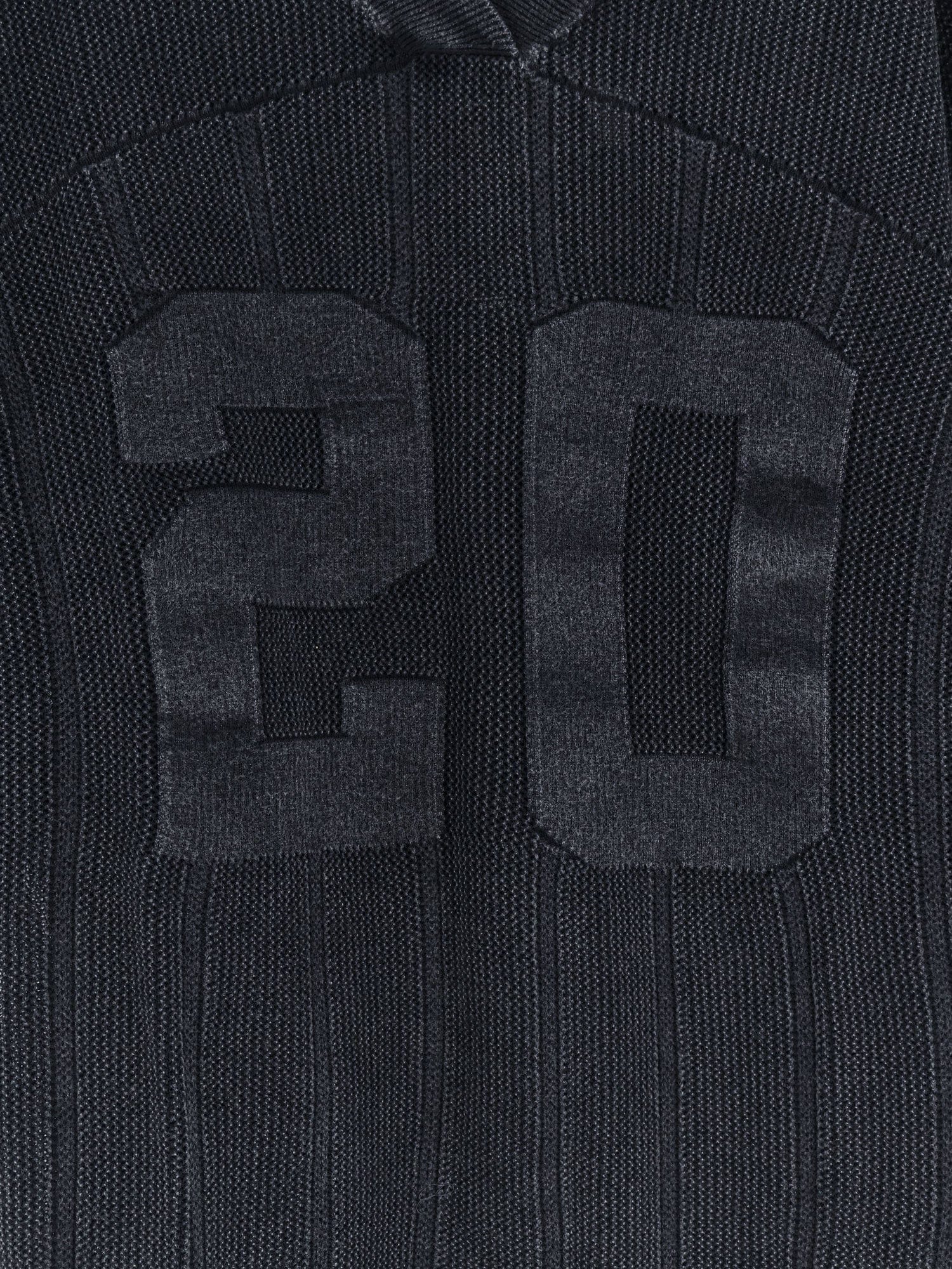 Represent Cotton sweater with logo patch on the bottom